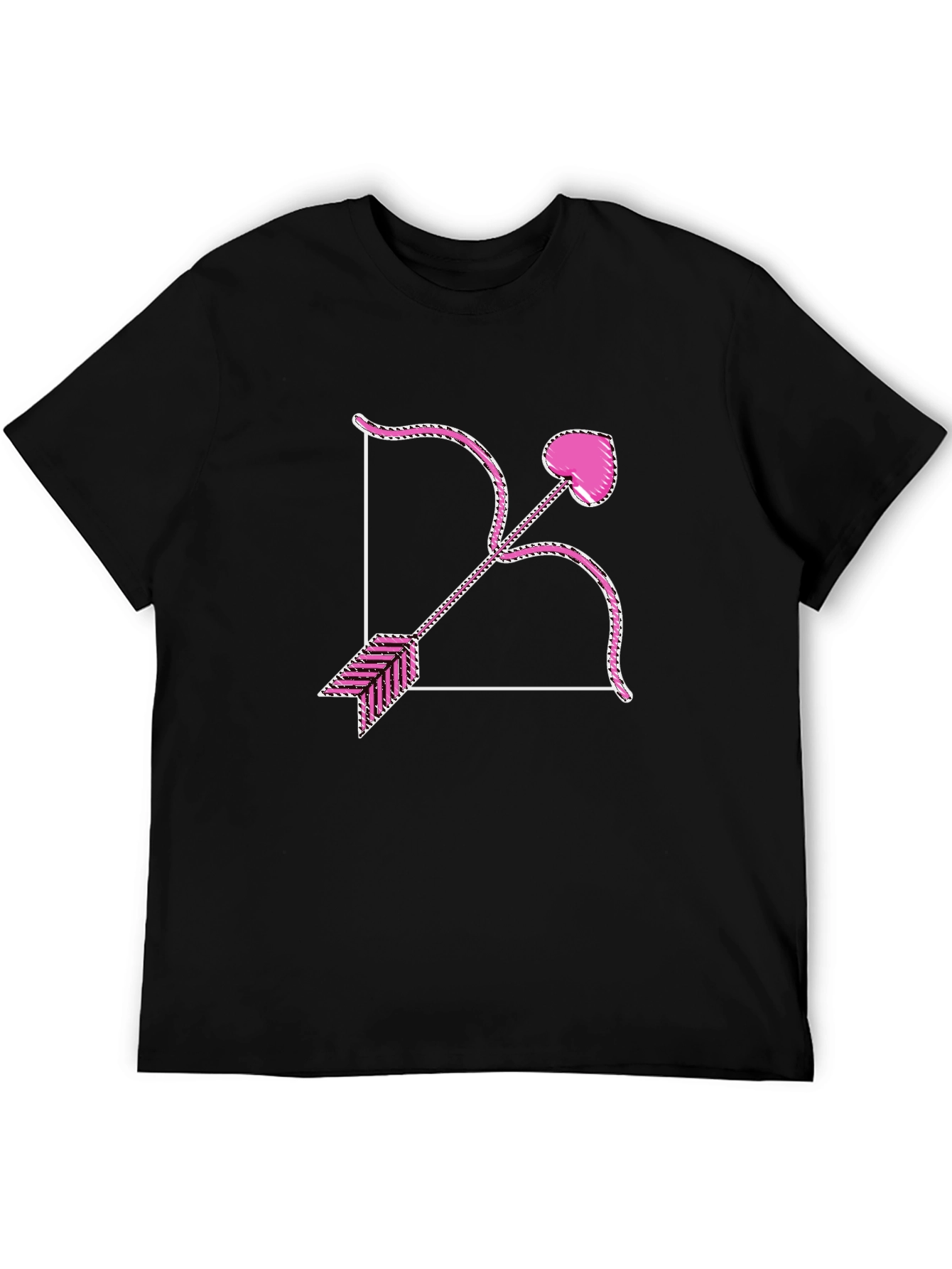 Cupid Bow and Arrow Graphic T-Shirt