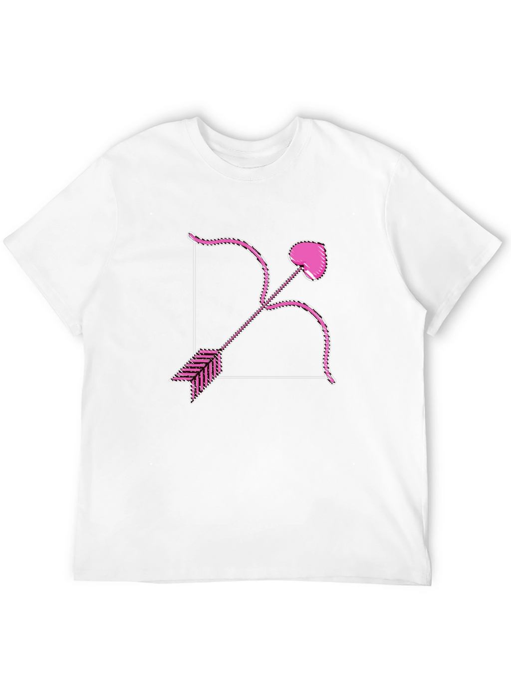 Cupid Bow and Arrow Graphic T-Shirt