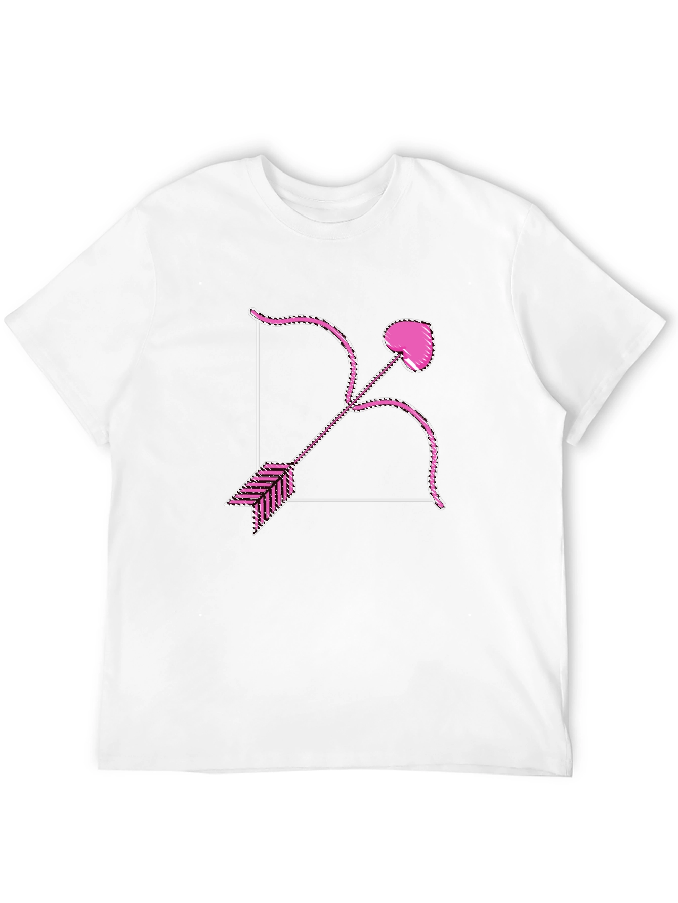 Cupid Bow and Arrow Graphic T-Shirt