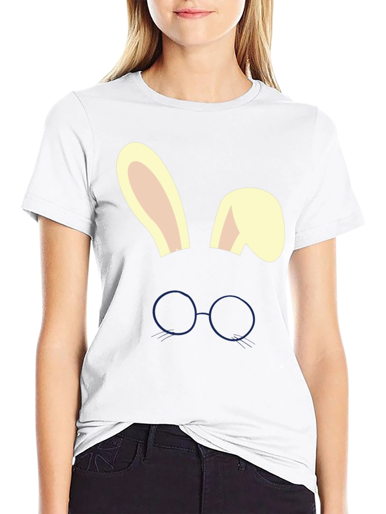 Bunny Ears Glasses T-Shirt - Easter Tee