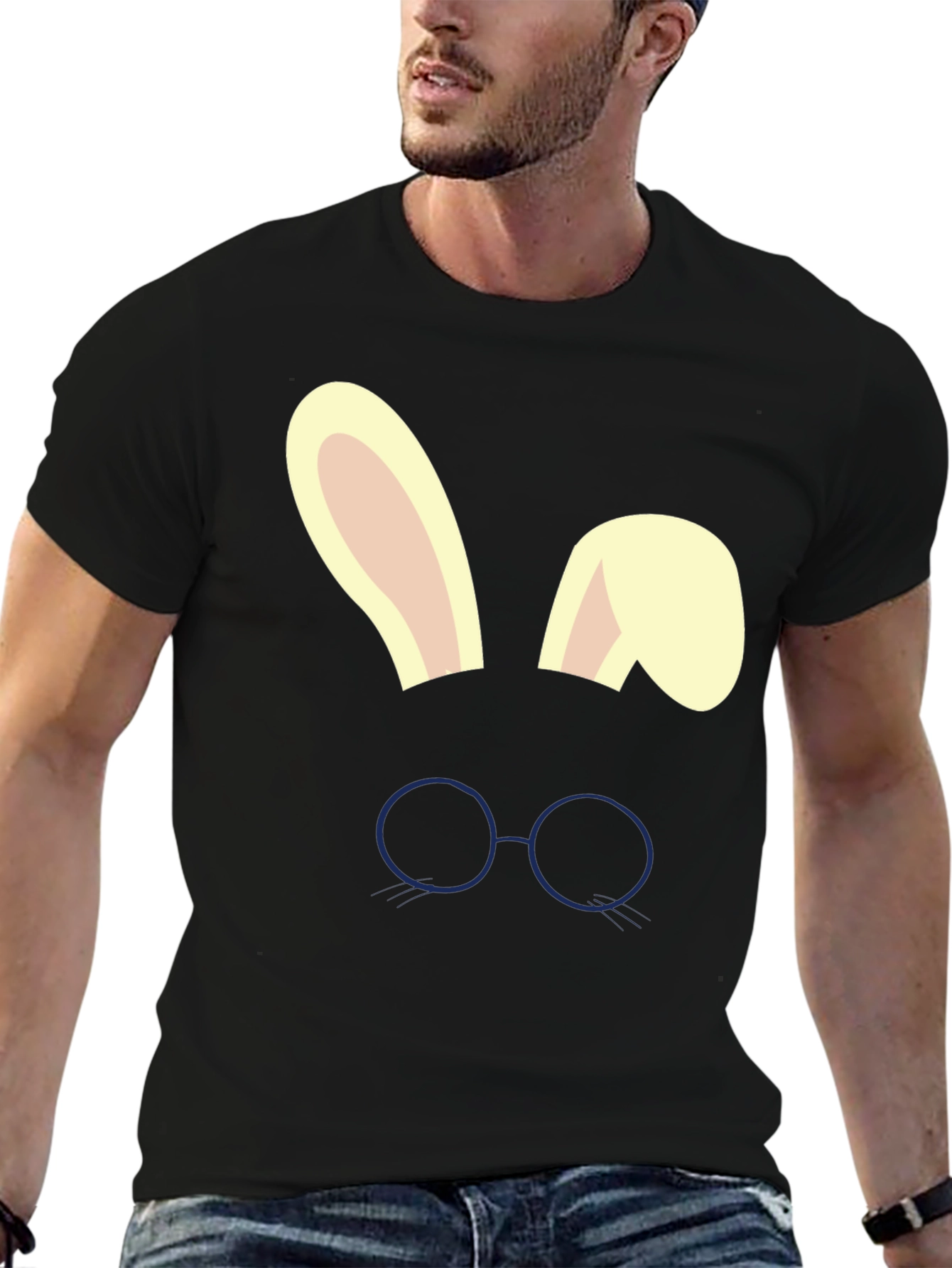 Bunny Ears Glasses T-Shirt - Easter Tee