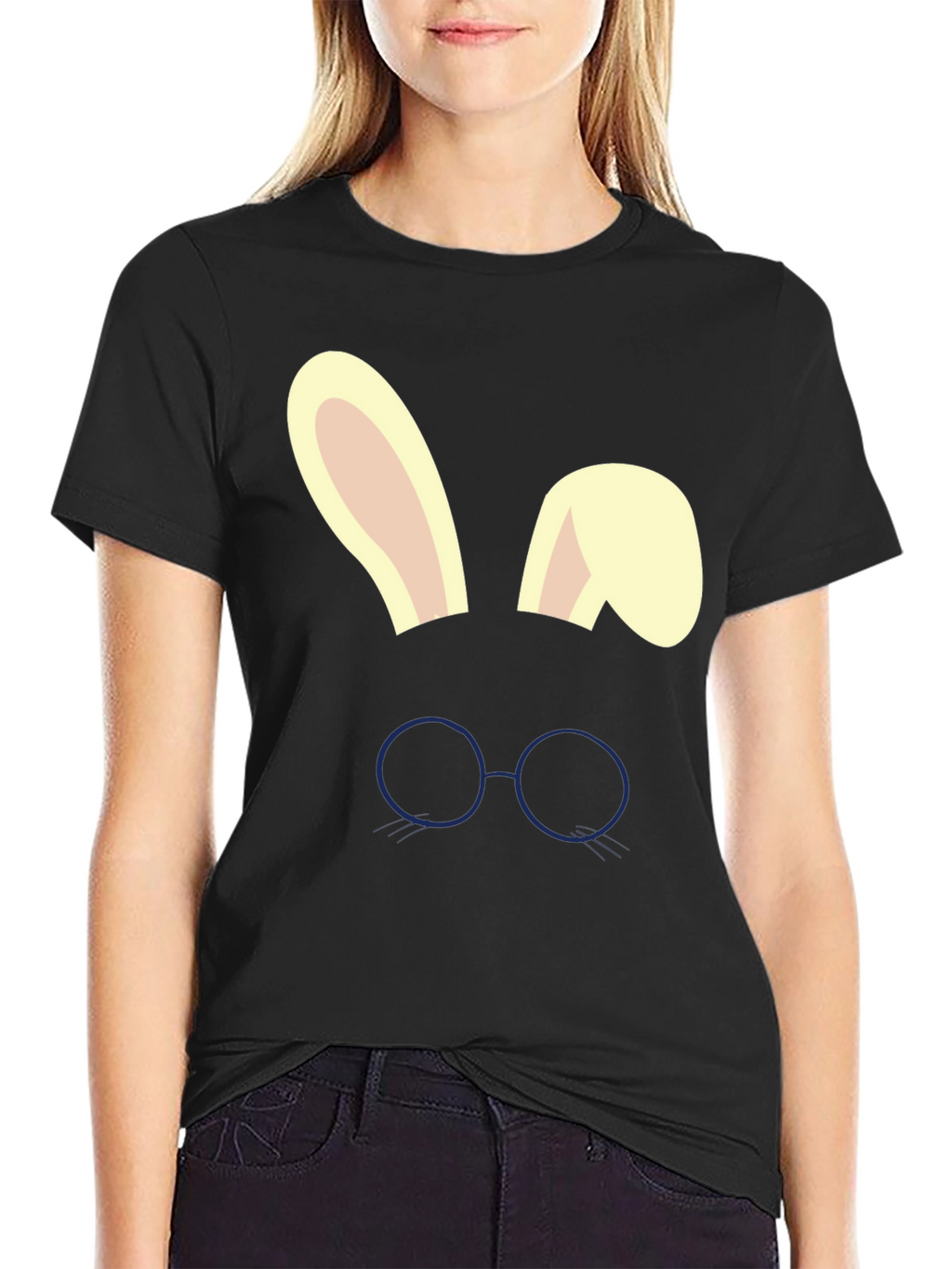 Bunny Ears Glasses T-Shirt - Easter Tee