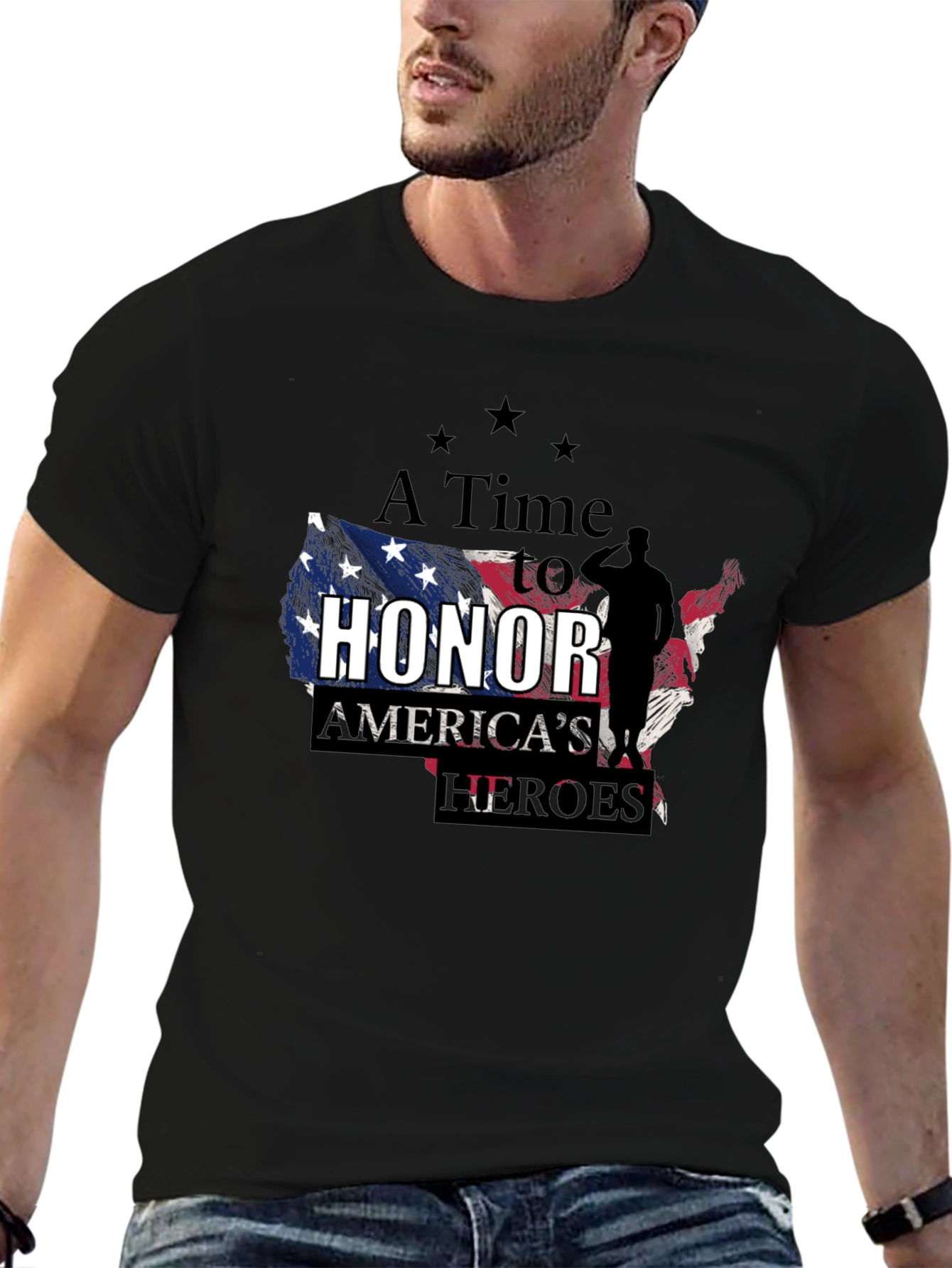 A Time to Honor Americas Heroes Graphic T-Shirt