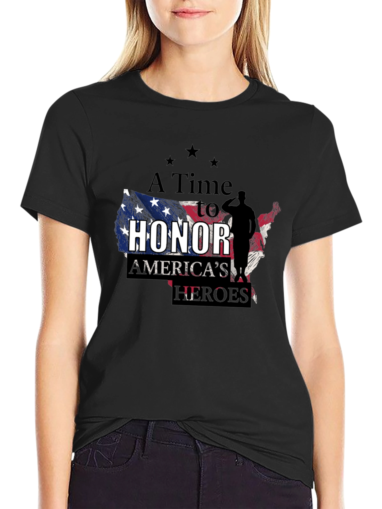 A Time to Honor Americas Heroes Graphic T-Shirt