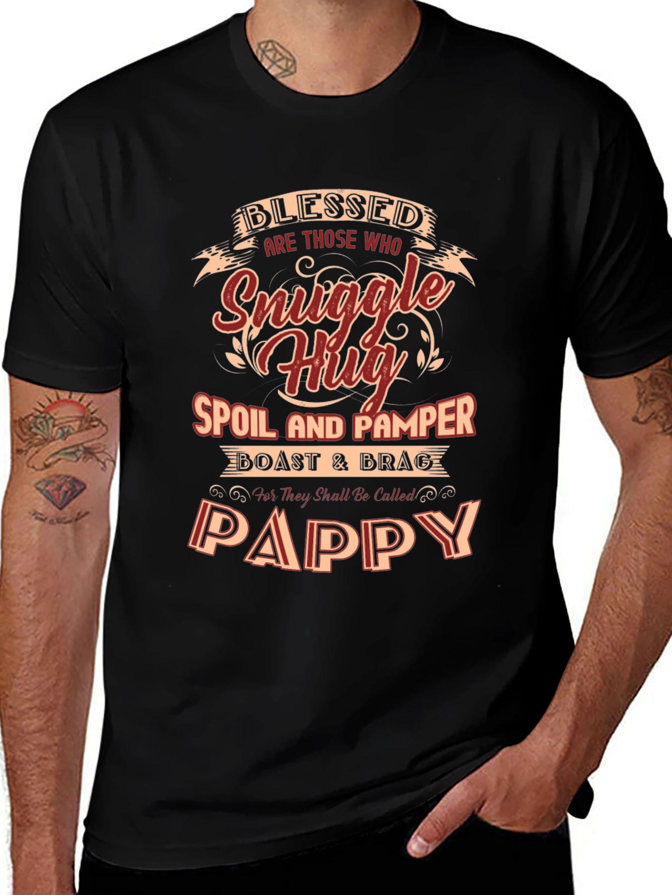 Blessed Pappy Graphic T-Shirt