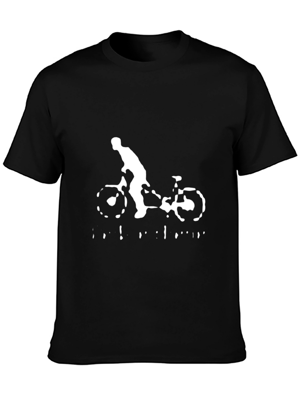 Black Bike Rider Graphic Tee