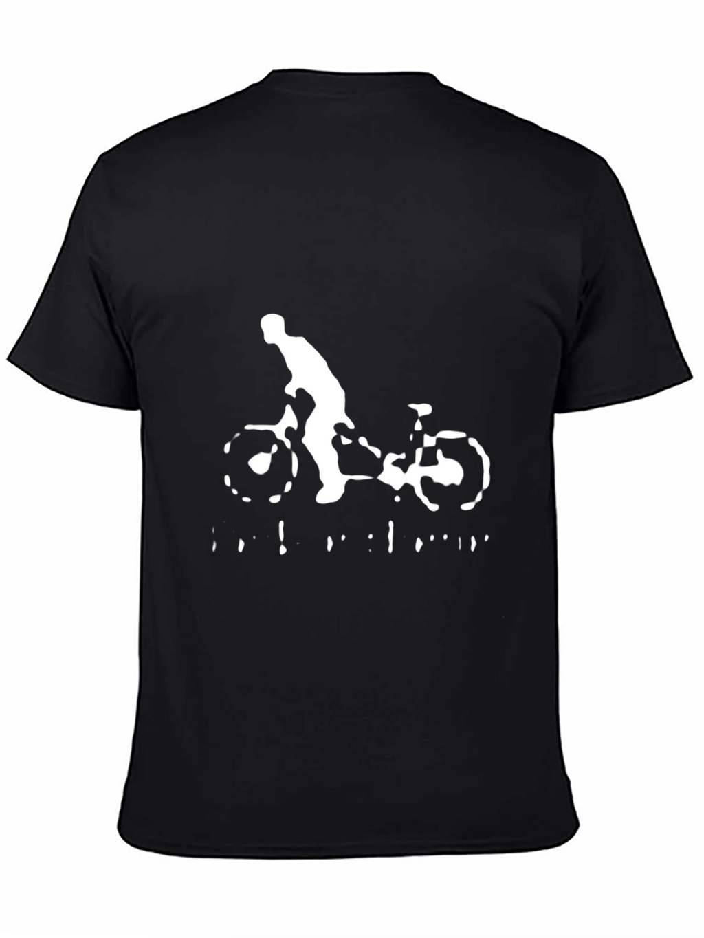 Black Bike Rider Graphic Tee