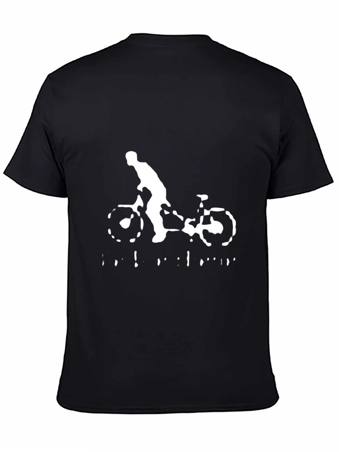 Black Bike Rider Graphic Tee