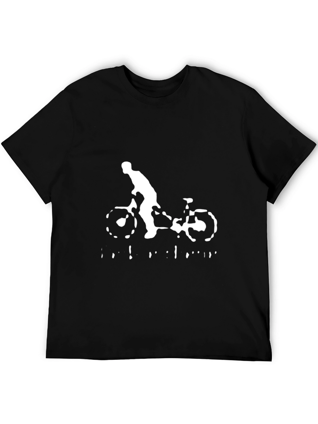 Black Bike Rider Graphic Tee