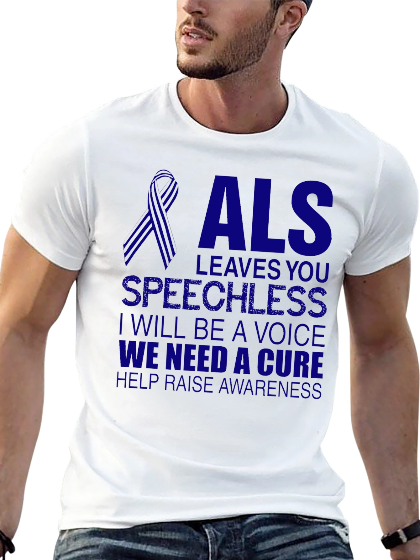 ALS Awareness T-Shirt - We Need a Cure