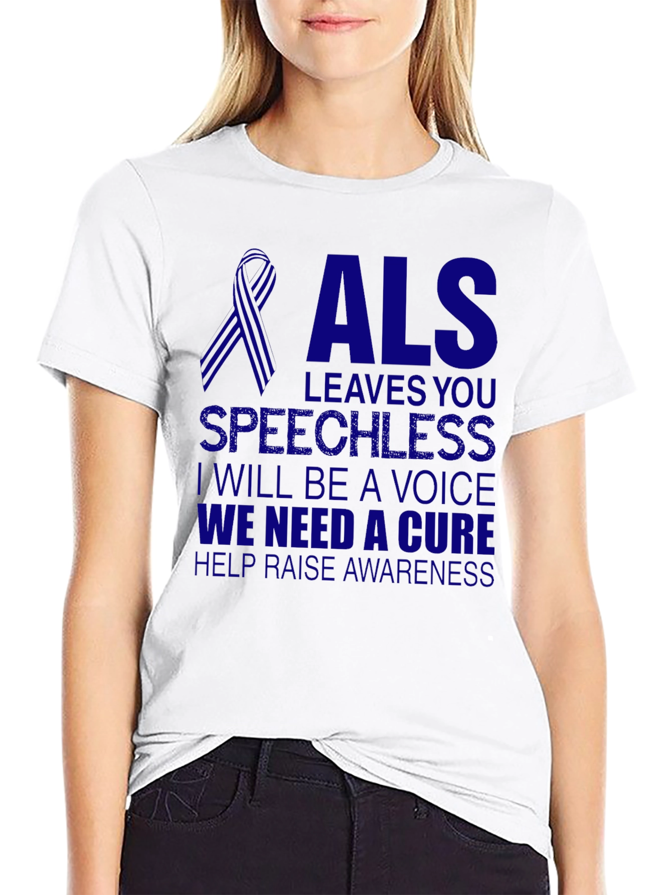 ALS Awareness T-Shirt - We Need a Cure