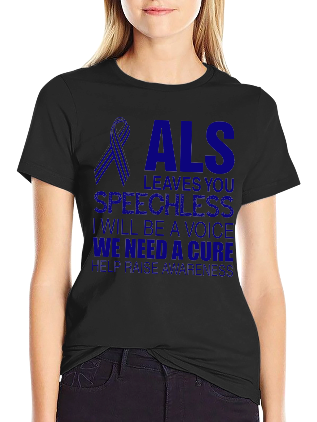 ALS Awareness T-Shirt - We Need a Cure