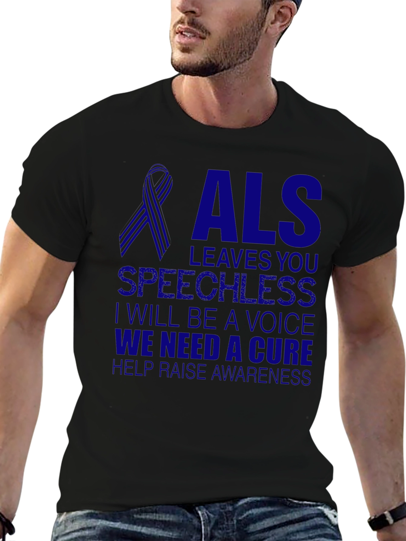 ALS Awareness T-Shirt - We Need a Cure