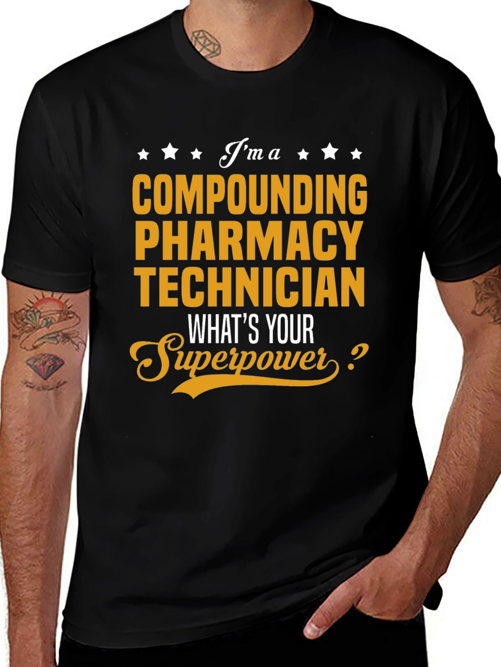 Compounding Pharmacy Technician T-Shirt - Superpower Tee