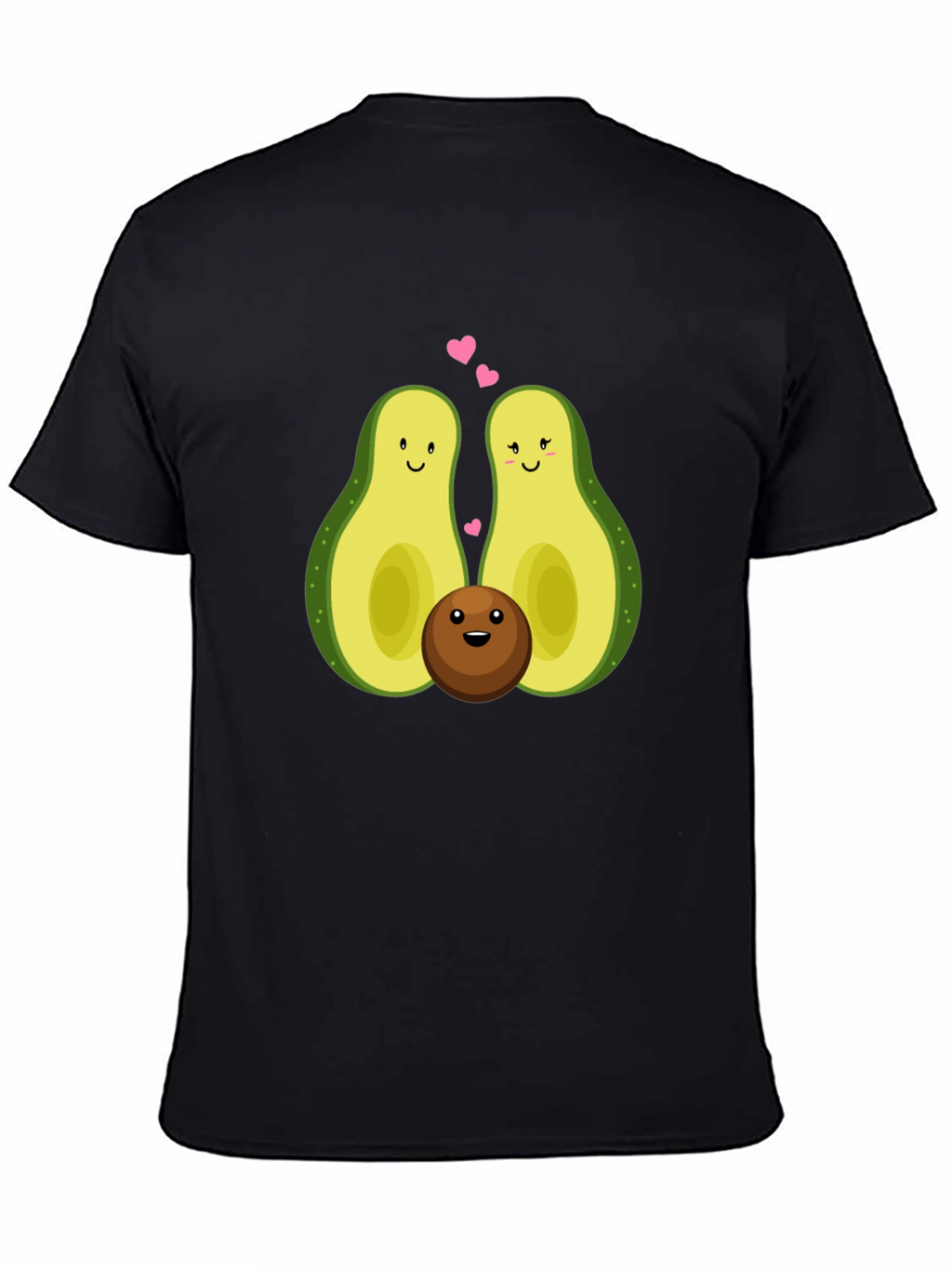 Avocado Family Graphic Tee - Black