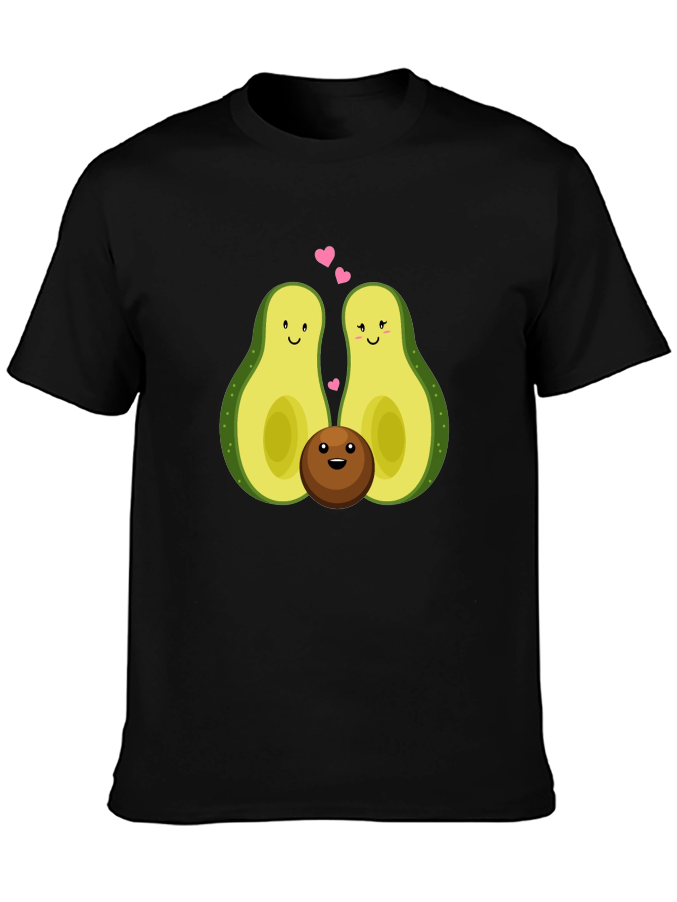 Avocado Family Graphic Tee - Black