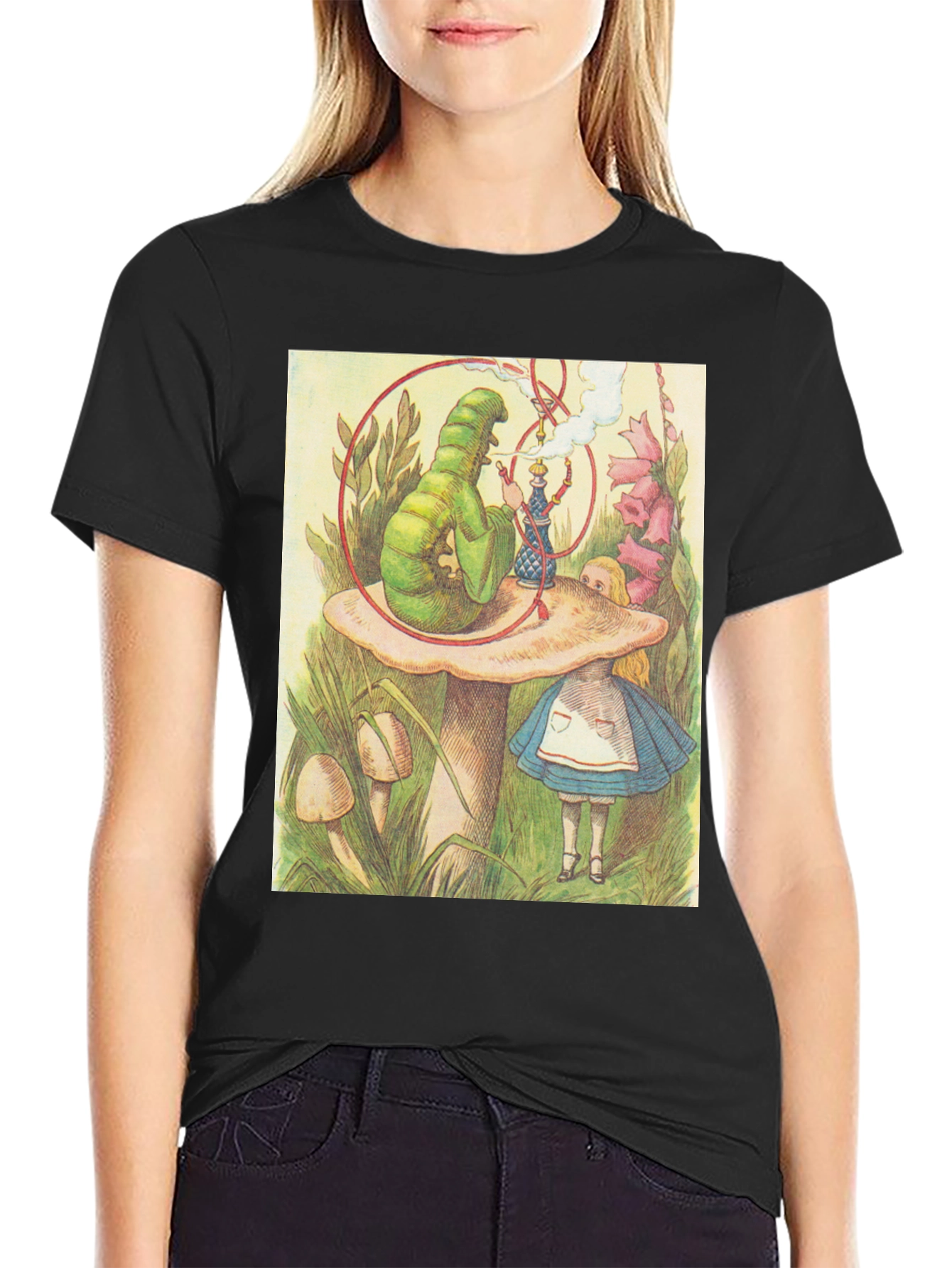 Alice in Wonderland Caterpillar Hookah T-Shirt