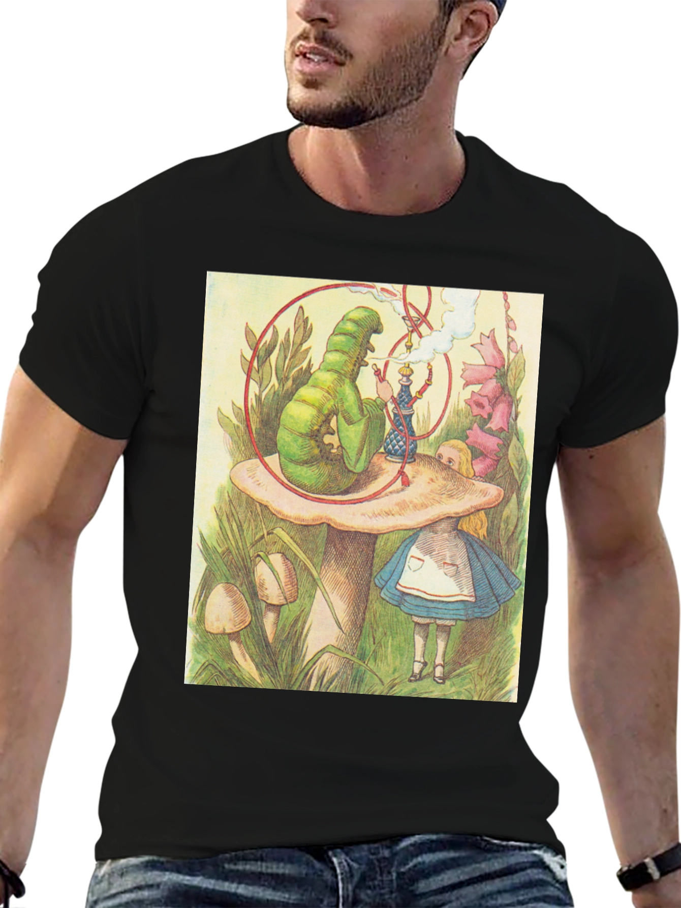 Alice in Wonderland Caterpillar Hookah T-Shirt