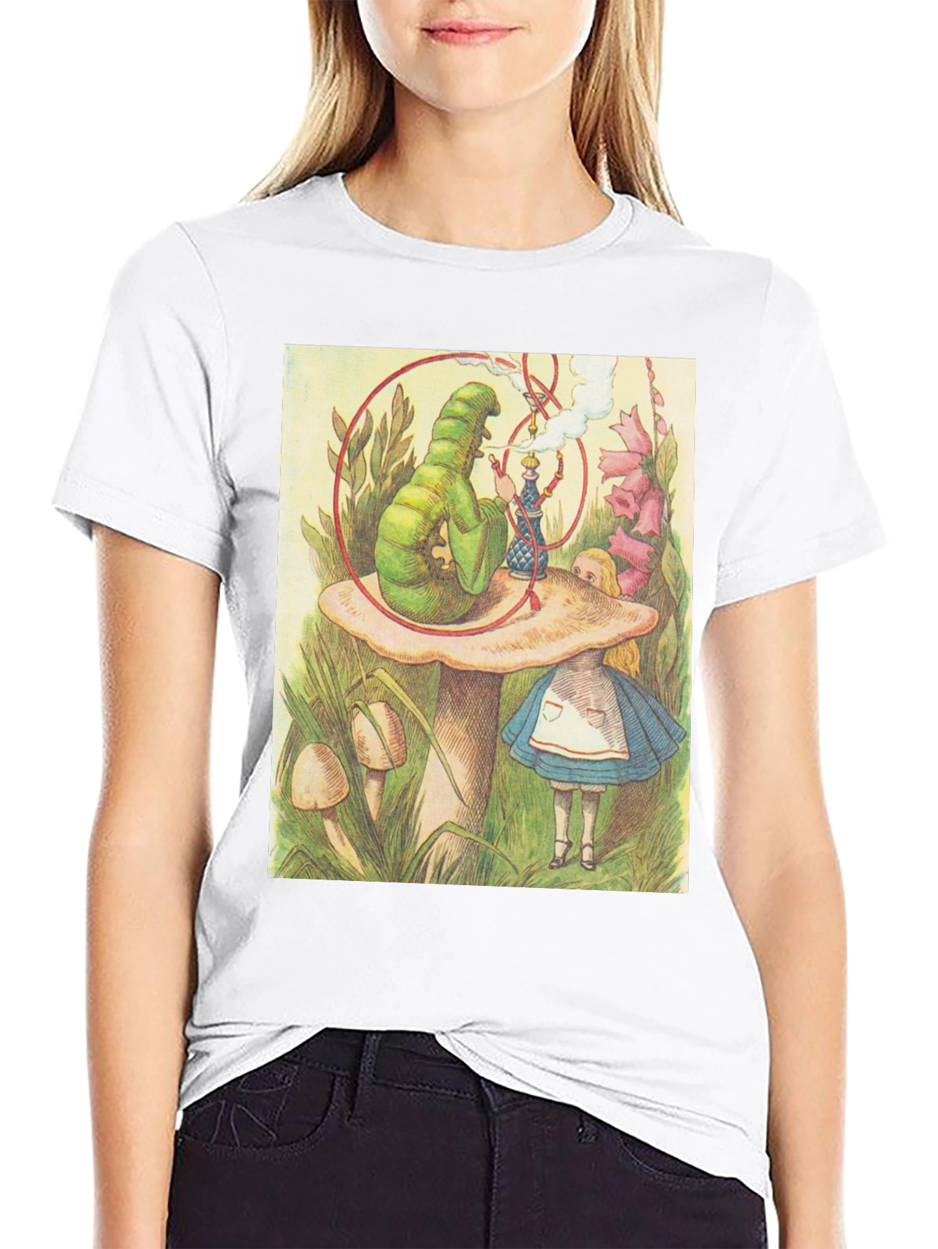 Alice in Wonderland Caterpillar Hookah T-Shirt