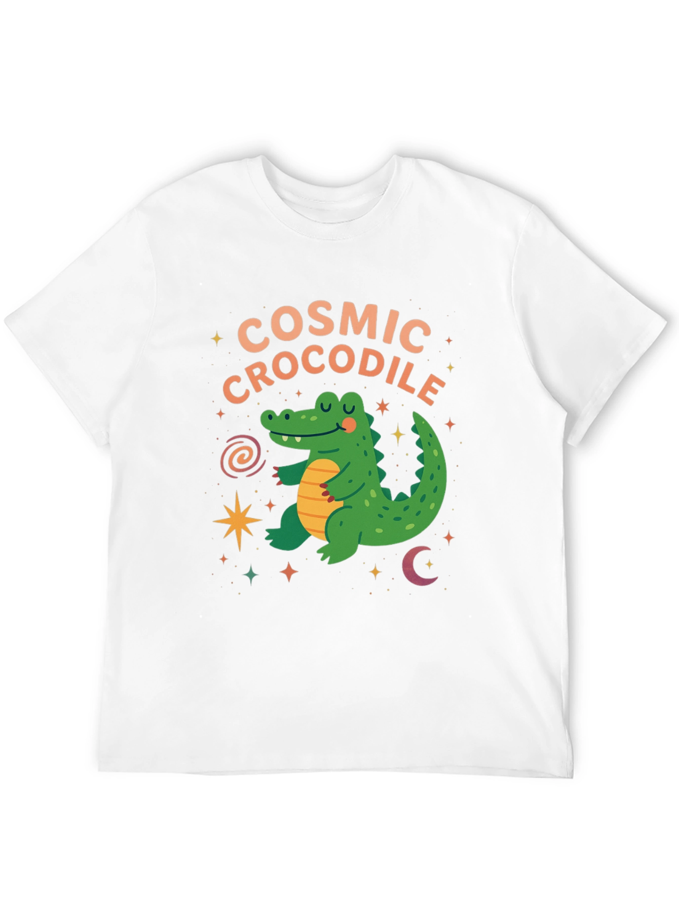 Cosmic Crocodile Graphic Tee -  Stylish & Fun