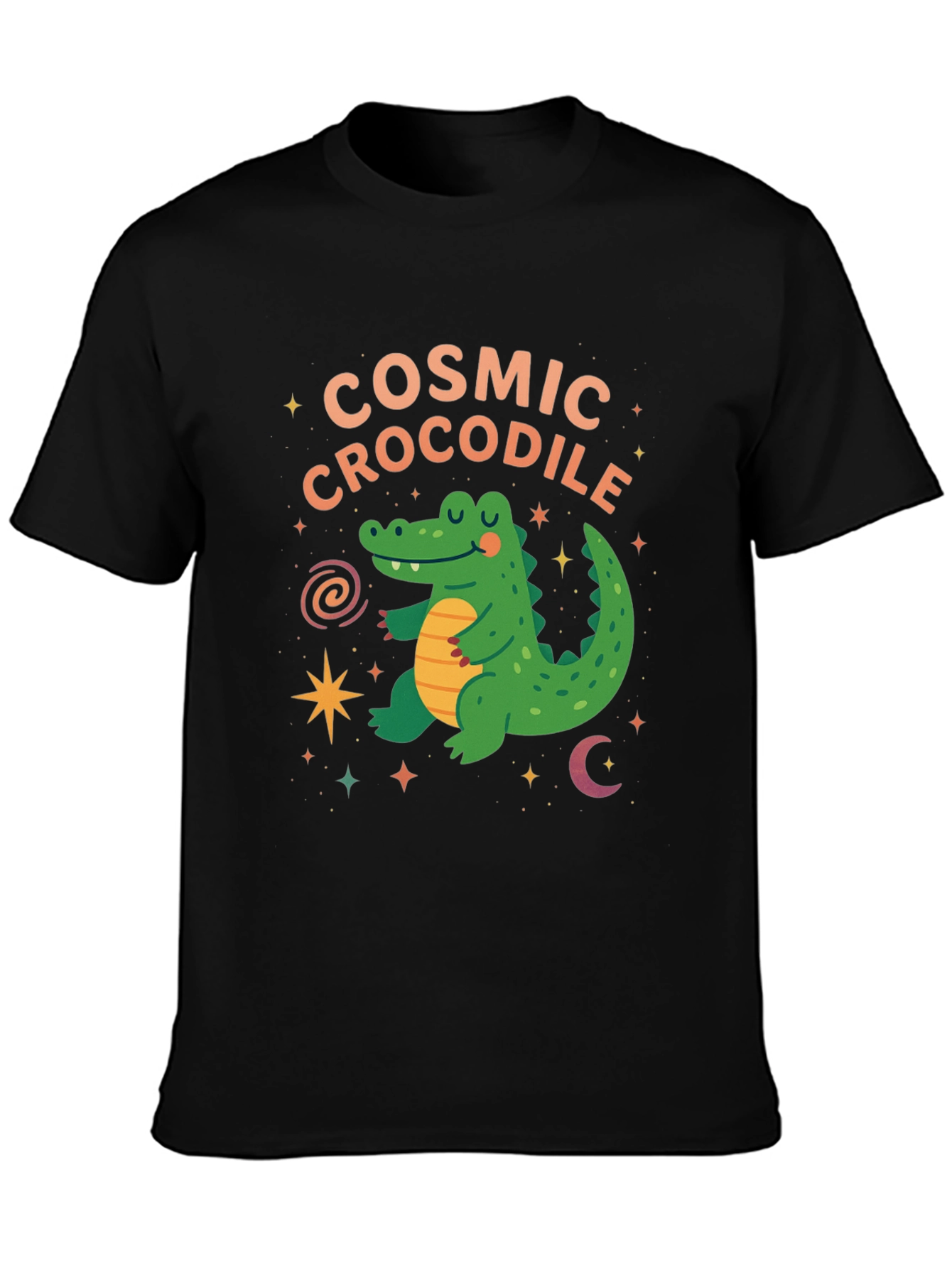 Cosmic Crocodile Graphic Tee -  Stylish & Fun