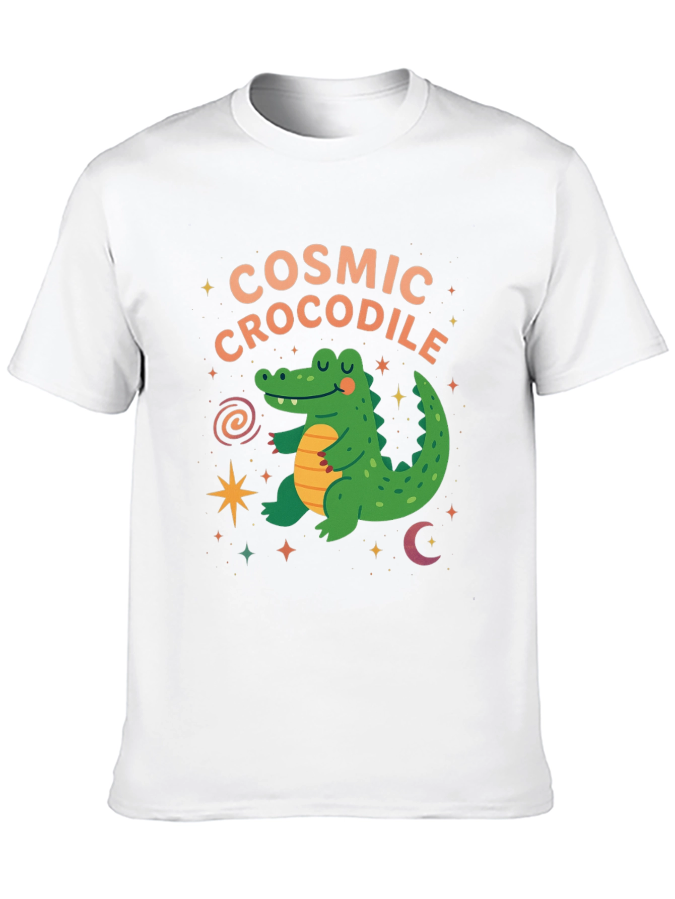 Cosmic Crocodile Graphic Tee -  Stylish & Fun