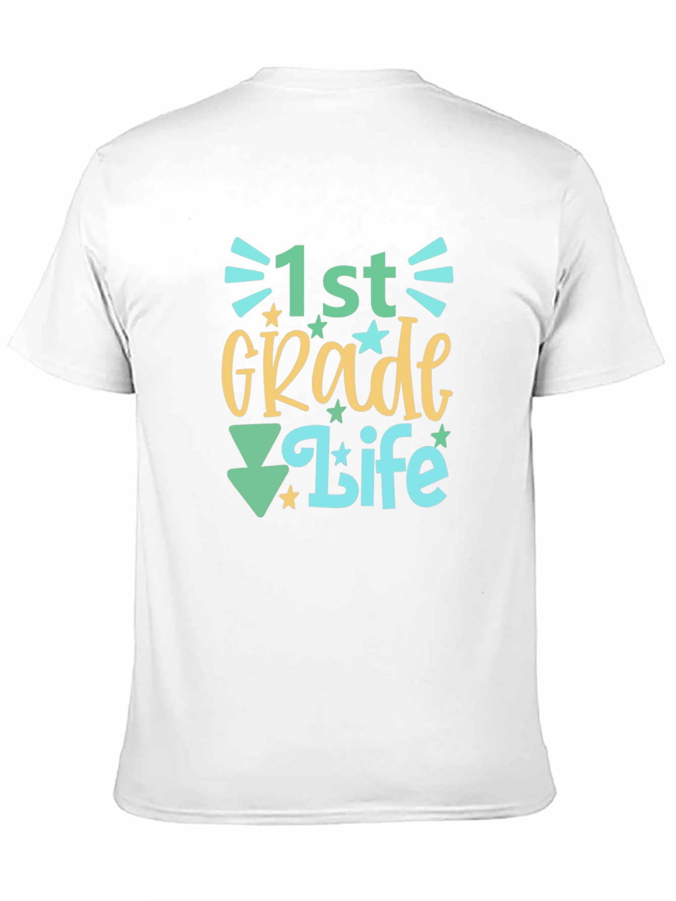 1st Grade Life Graphic Tee - Back to School