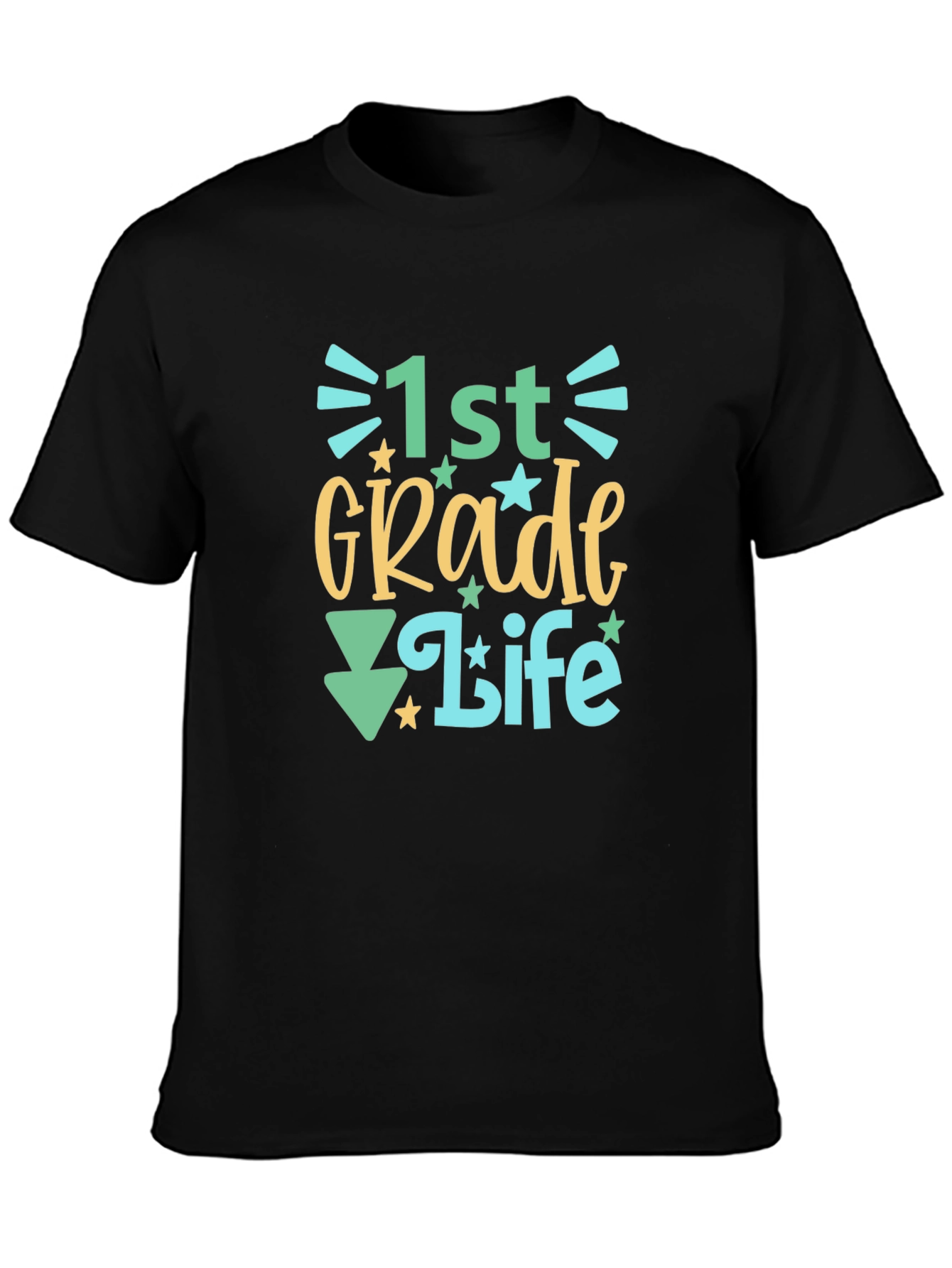 1st Grade Life Graphic Tee - Back to School