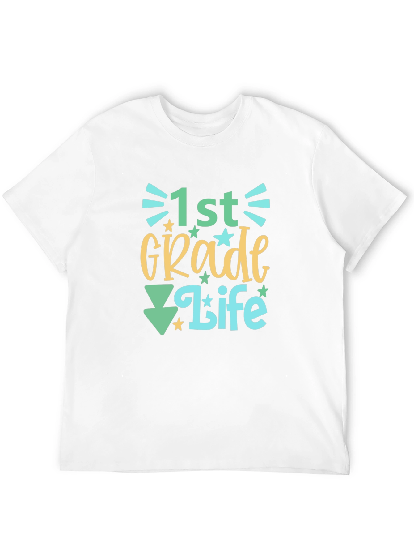 1st Grade Life Graphic Tee - Back to School