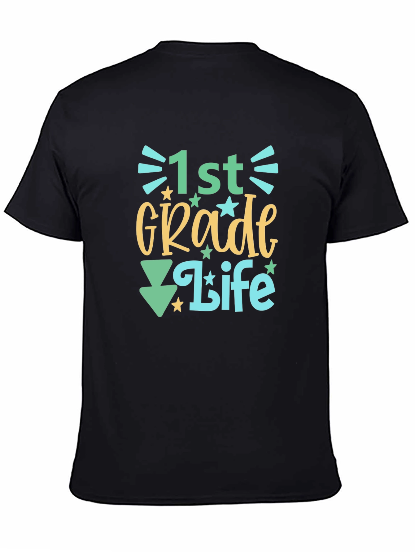 1st Grade Life Graphic Tee - Back to School