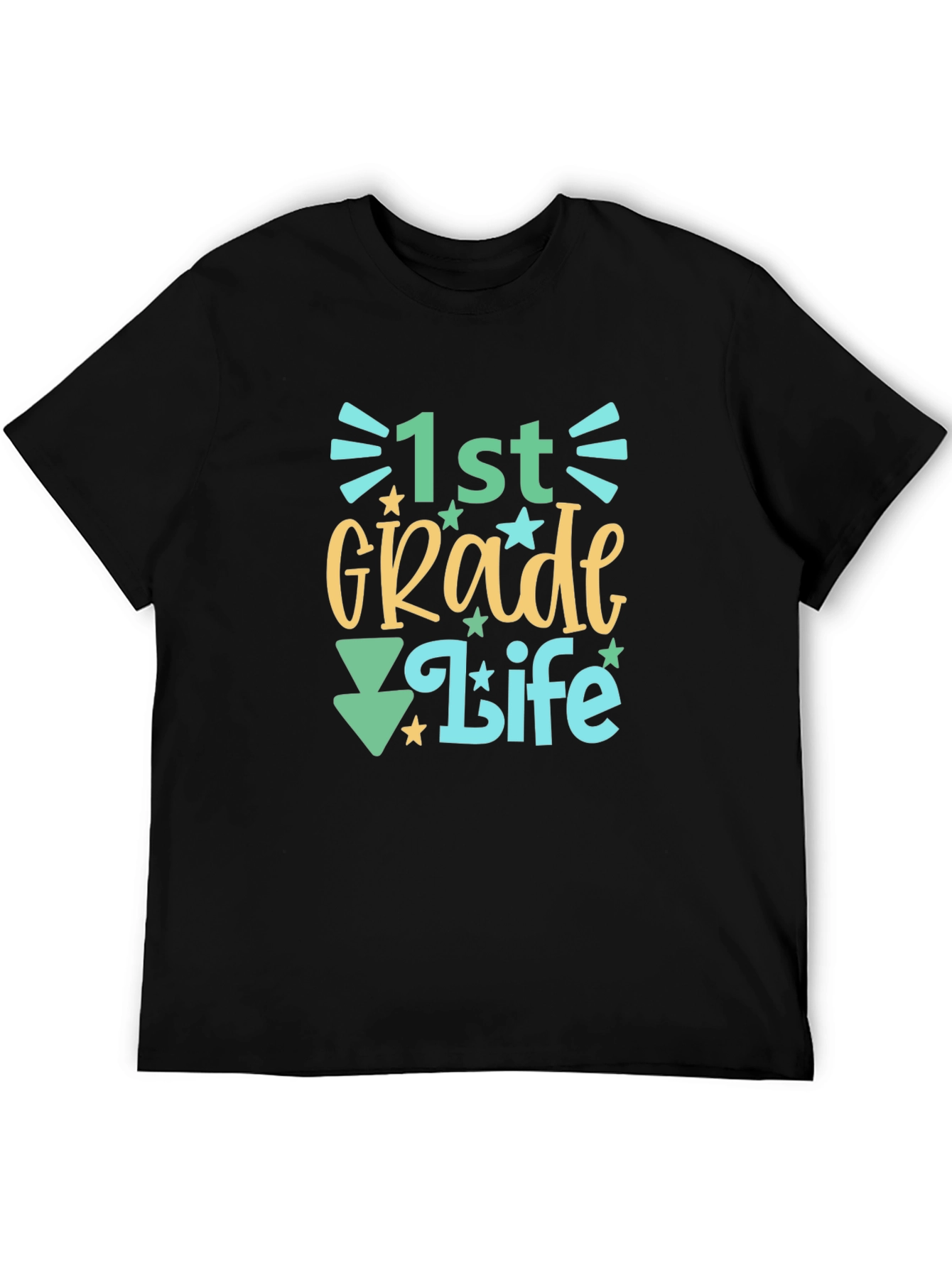 1st Grade Life Graphic Tee - Back to School