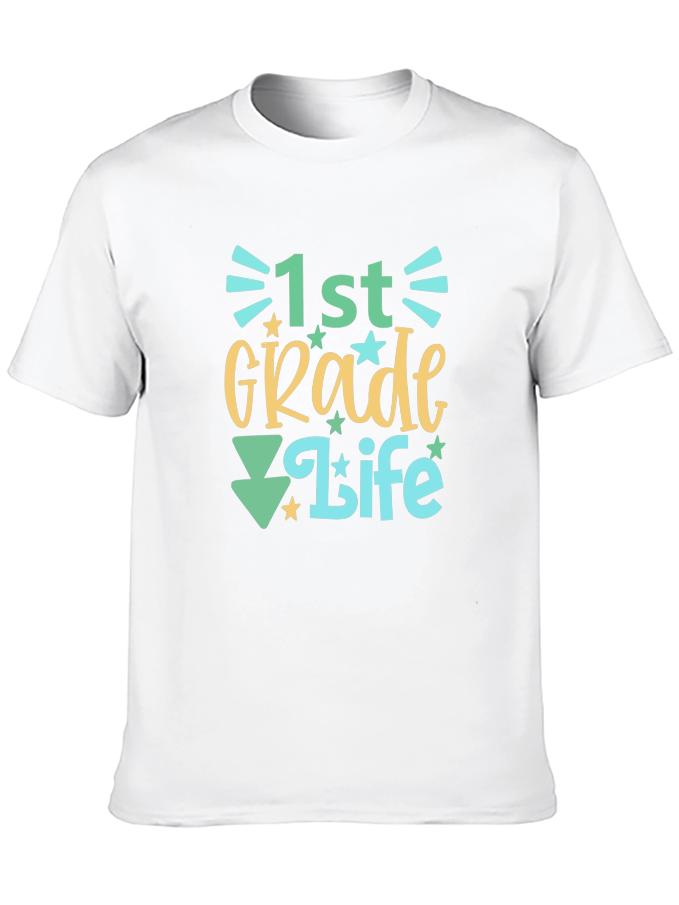 1st Grade Life Graphic Tee - Back to School