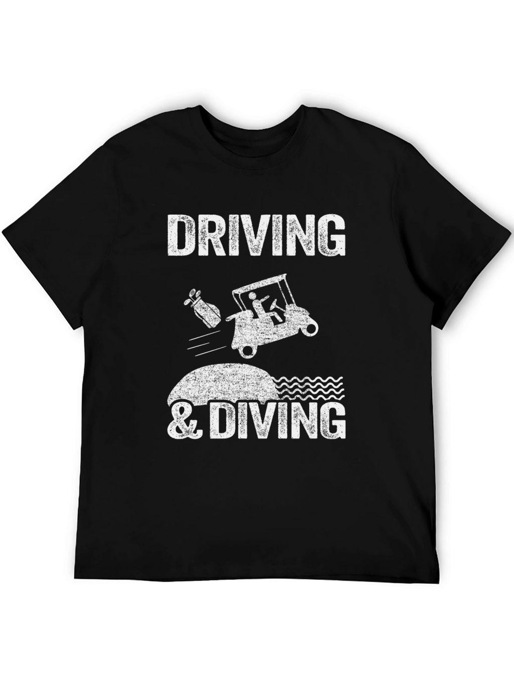 Driving & Diving Funny Golf T-Shirt