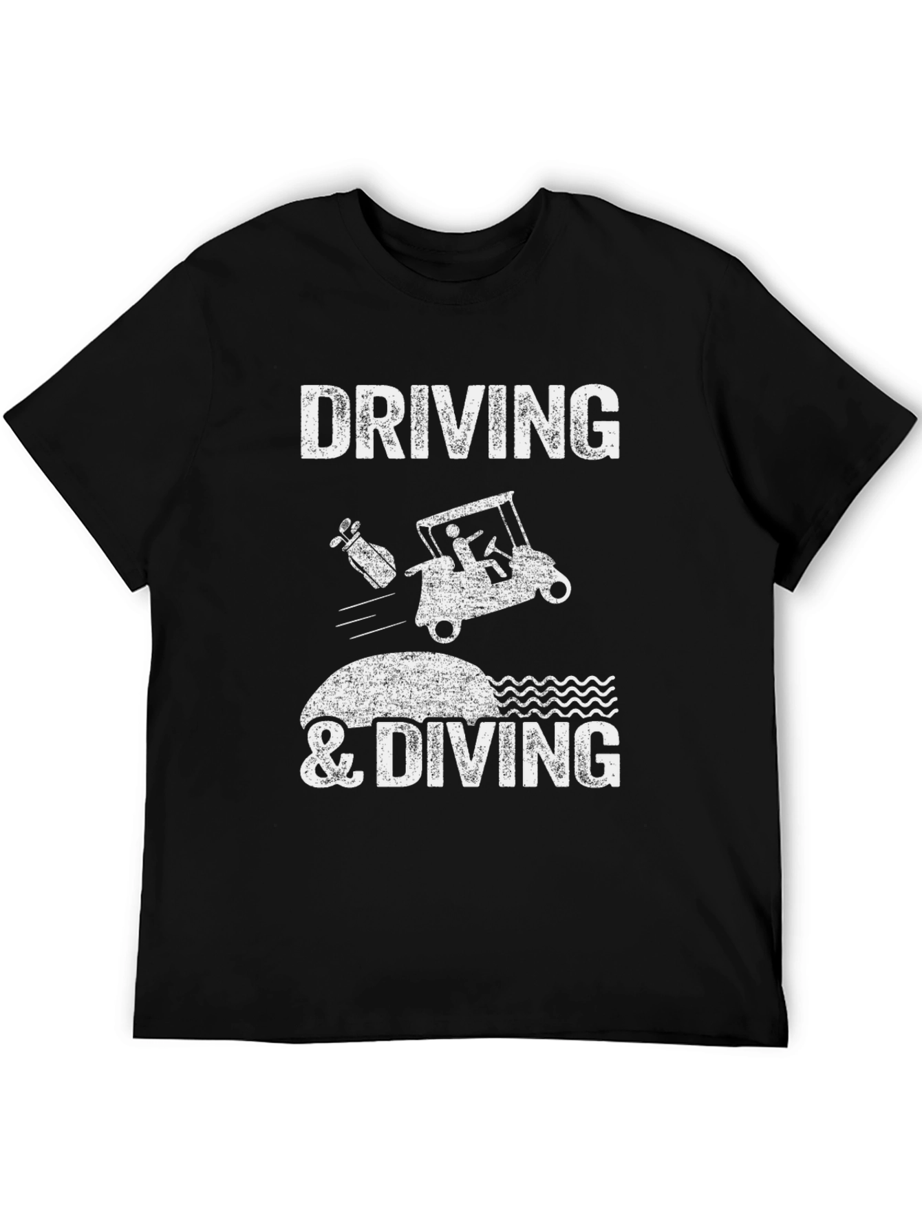 Driving & Diving Funny Golf T-Shirt