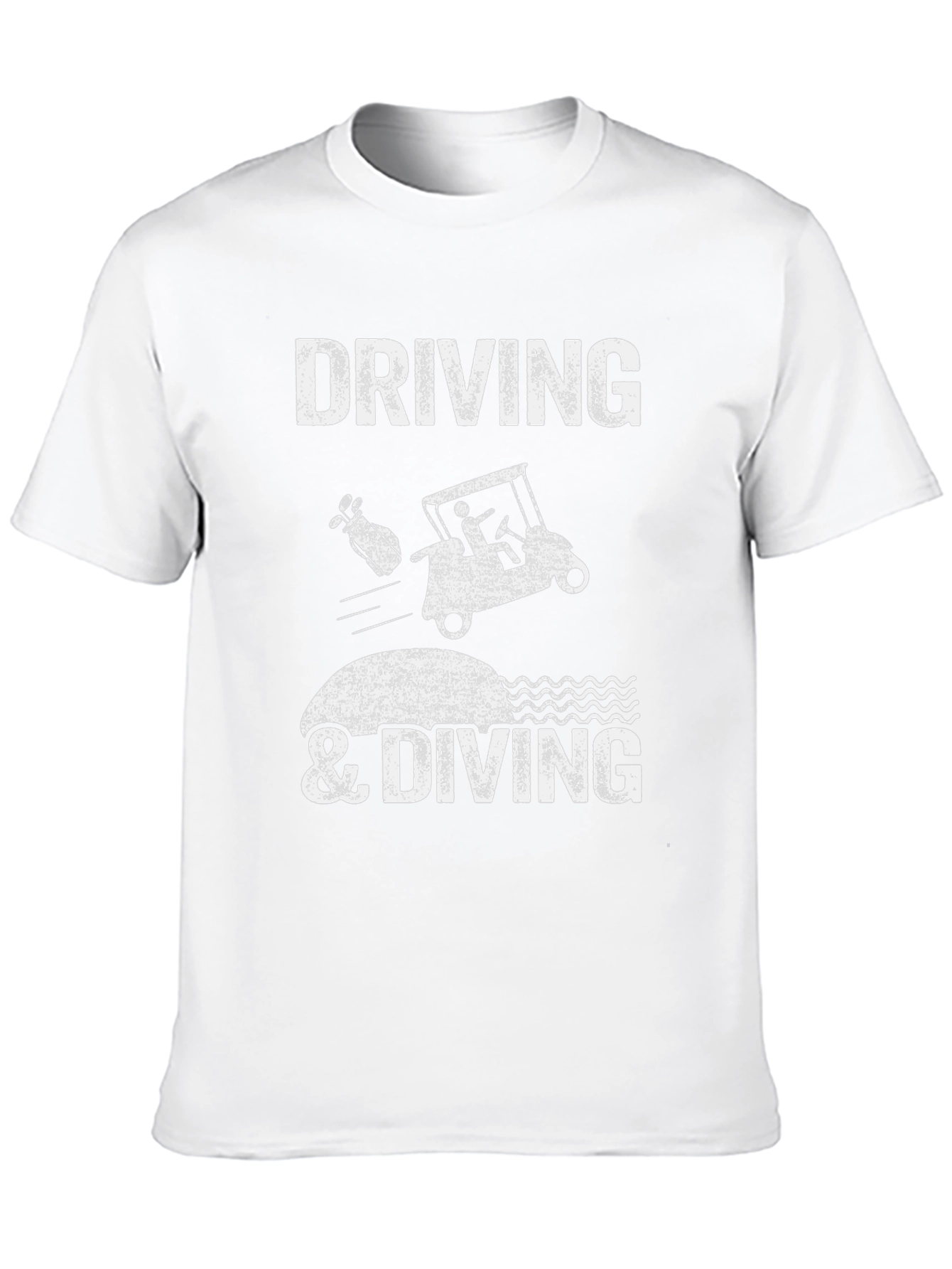 Driving & Diving Funny Golf T-Shirt