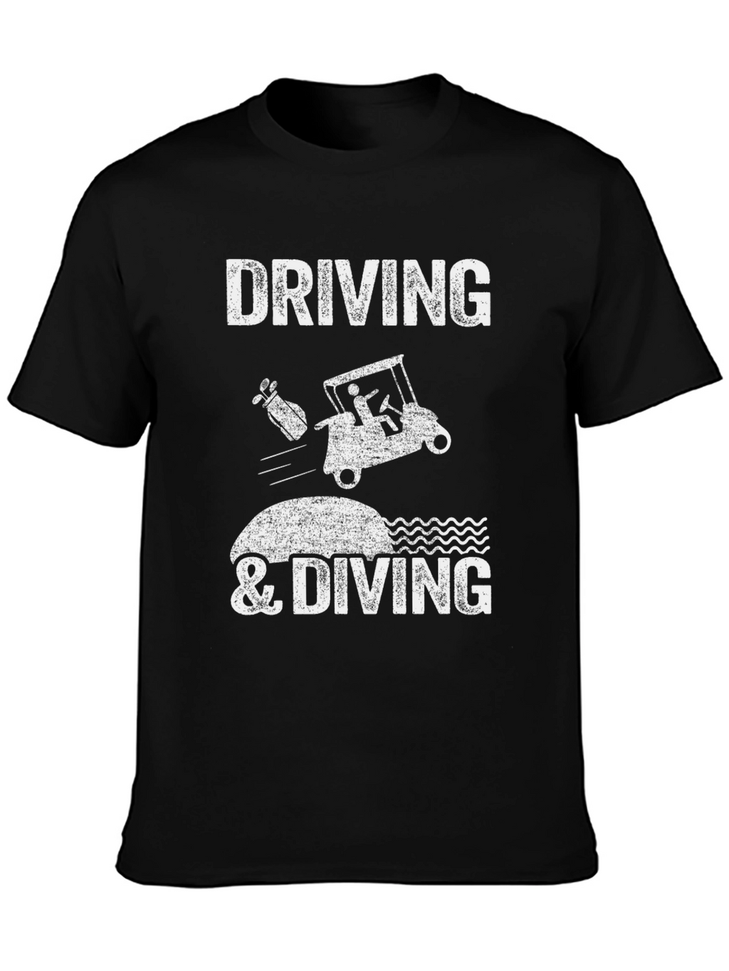 Driving & Diving Funny Golf T-Shirt