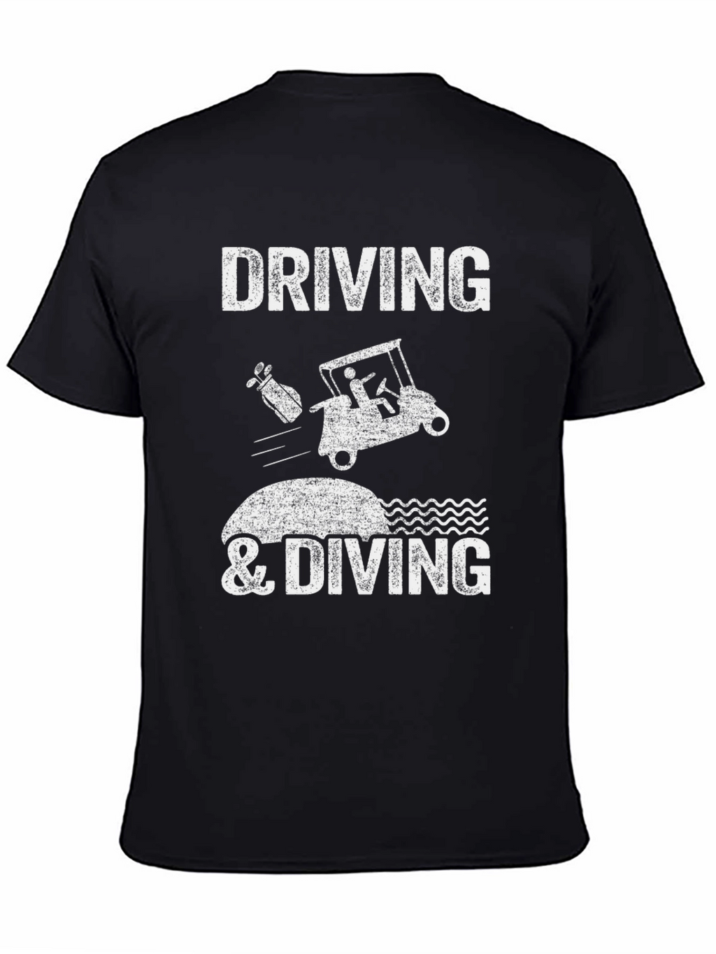 Driving & Diving Funny Golf T-Shirt