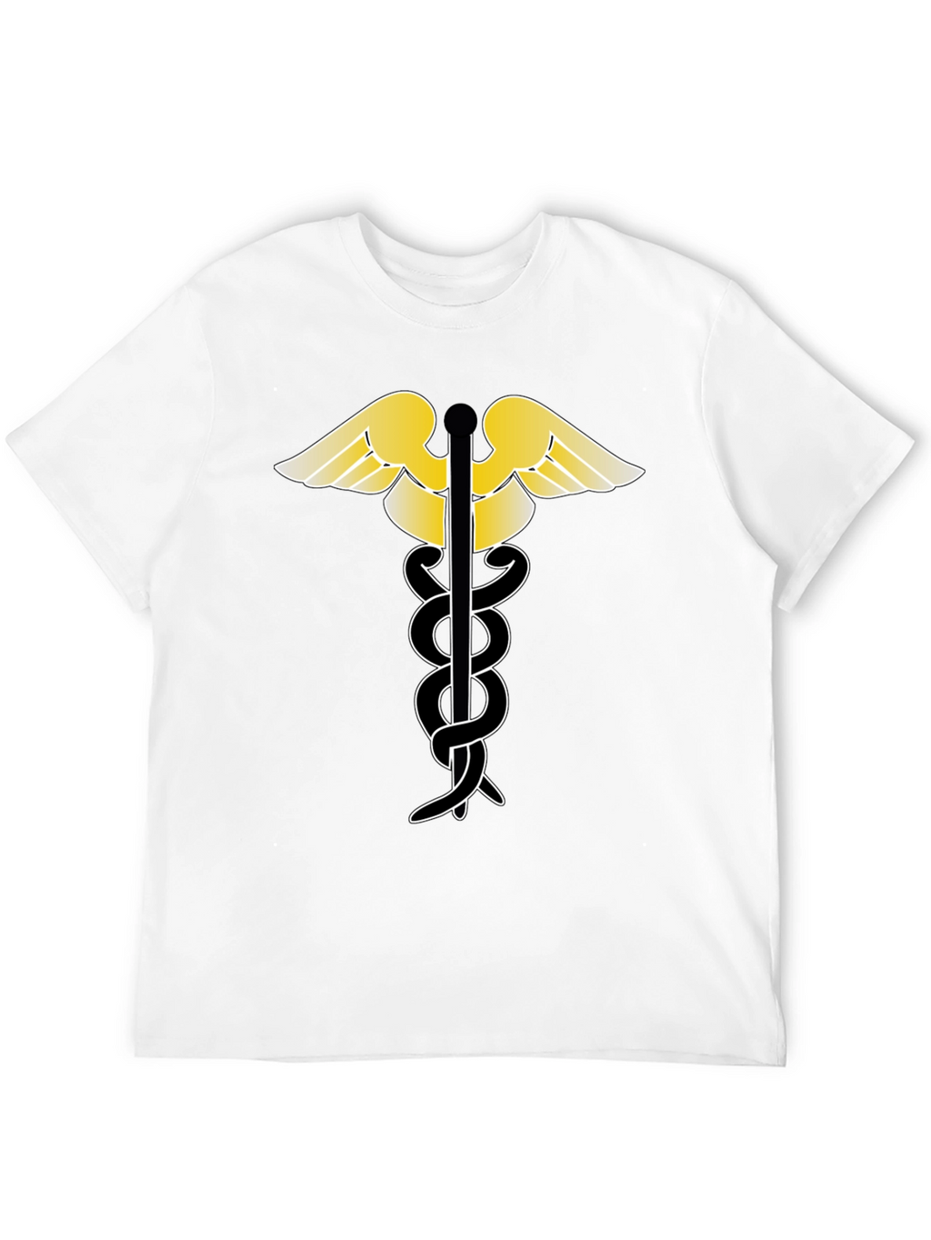 Caduceus Symbol Black T-Shirt