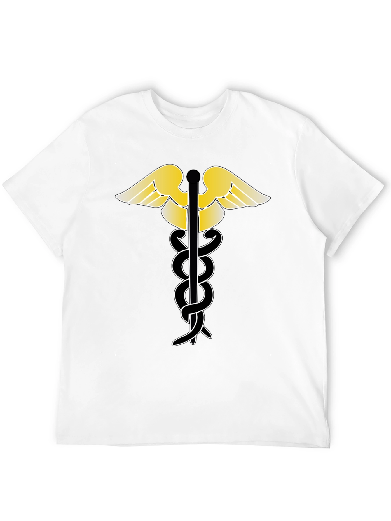 Caduceus Symbol Black T-Shirt