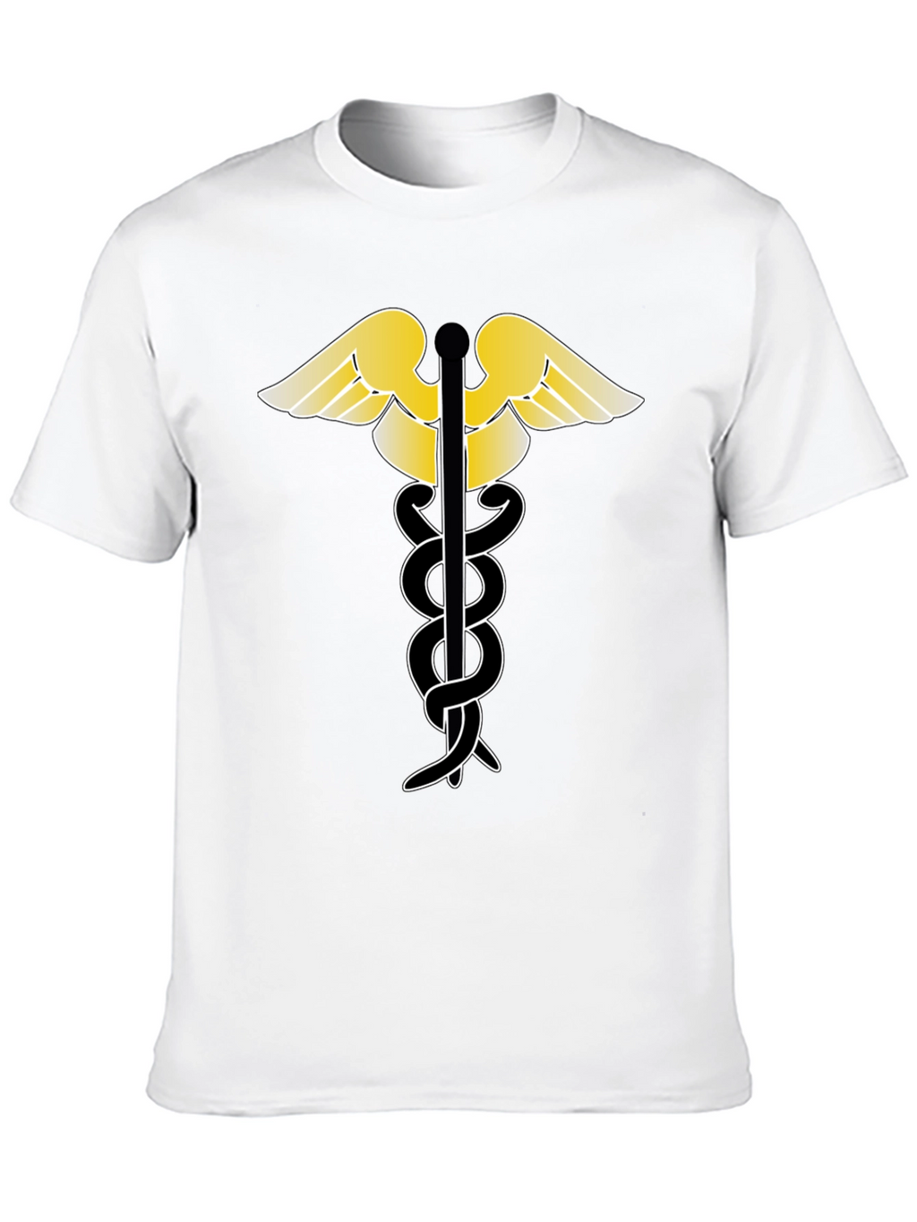 Caduceus Symbol Black T-Shirt