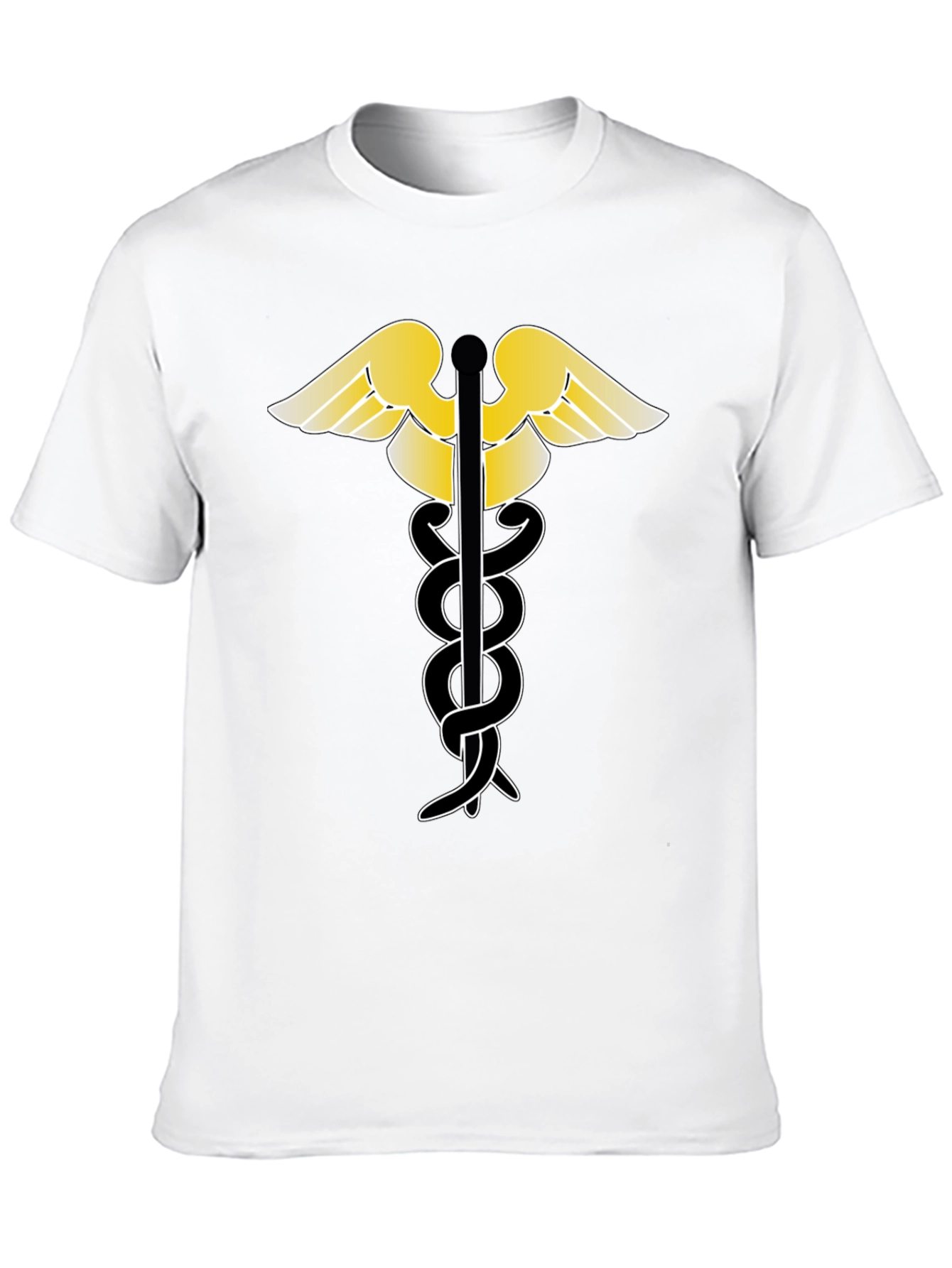 Caduceus Symbol Black T-Shirt