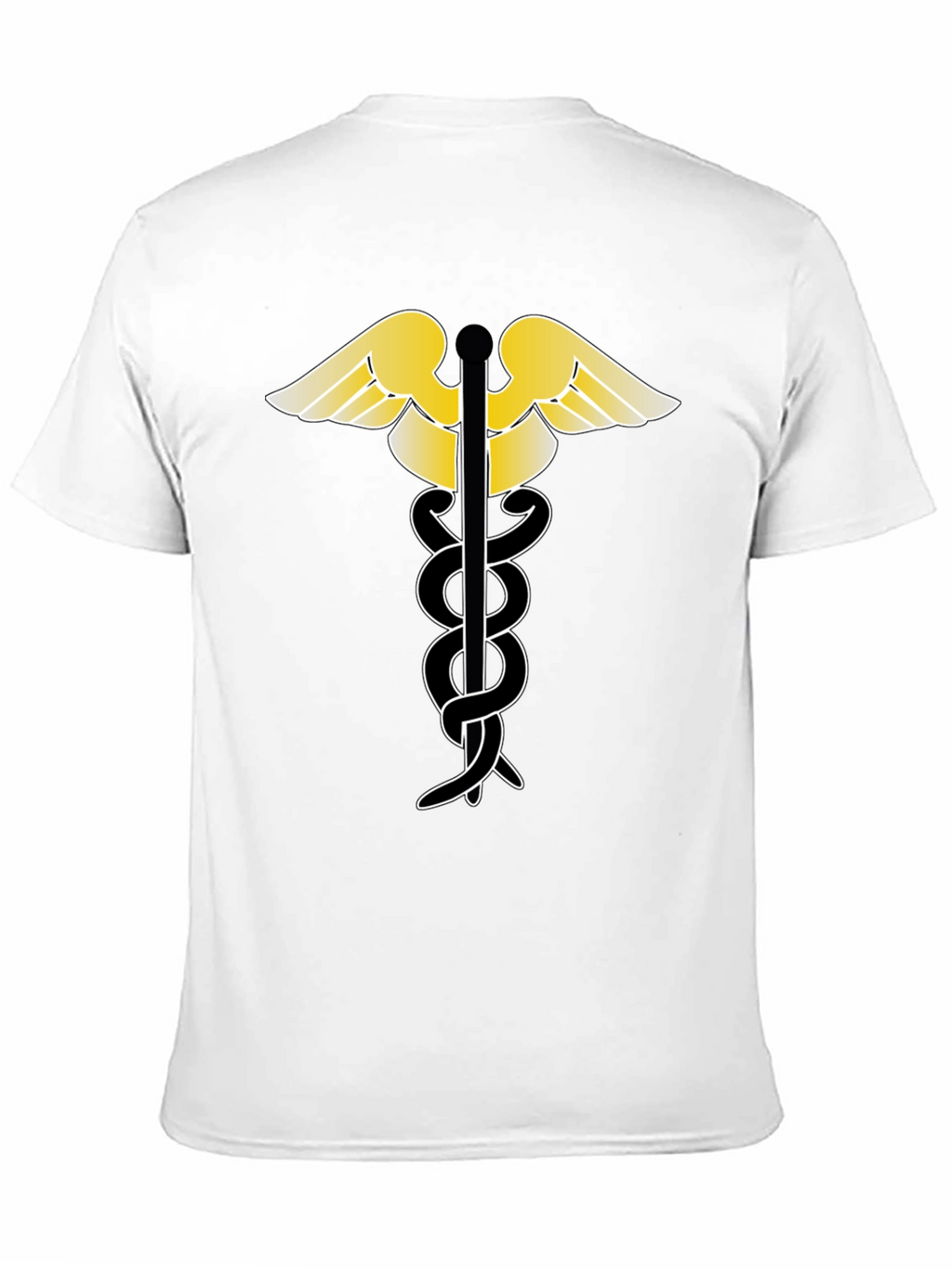 Caduceus Symbol Black T-Shirt