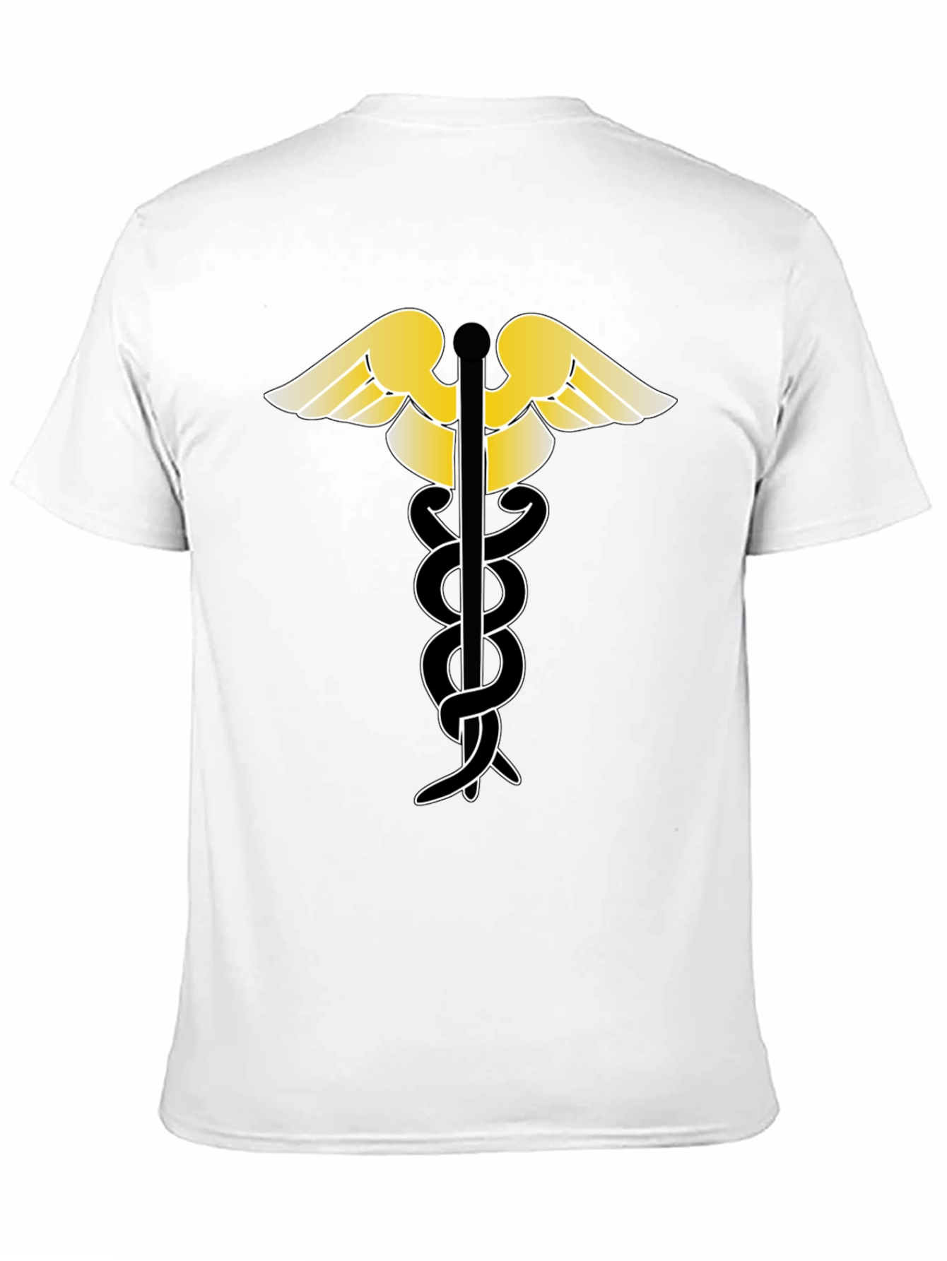 Caduceus Symbol Black T-Shirt