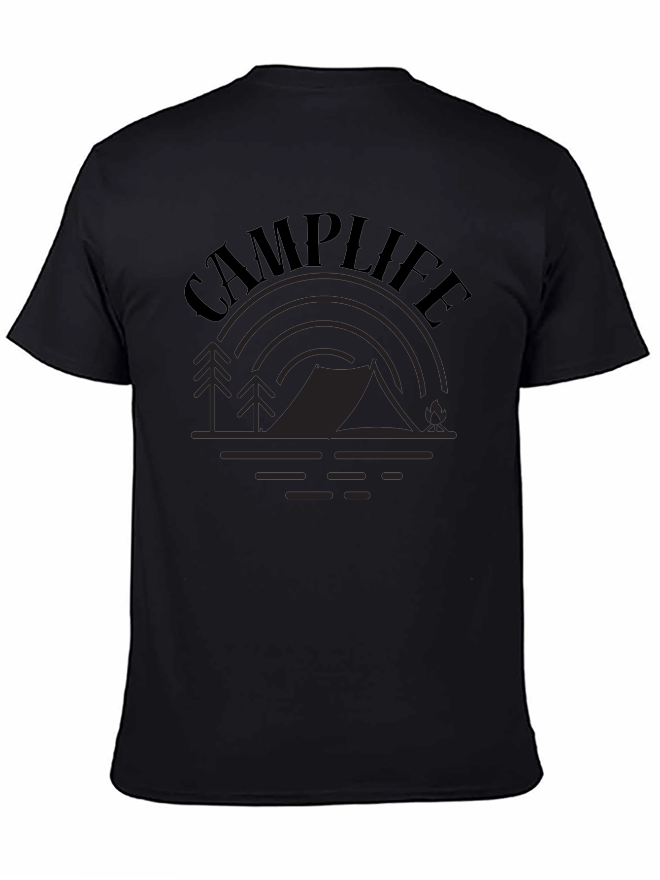 Camp Life Graphic Tee - Outdoor Adventure Shirt