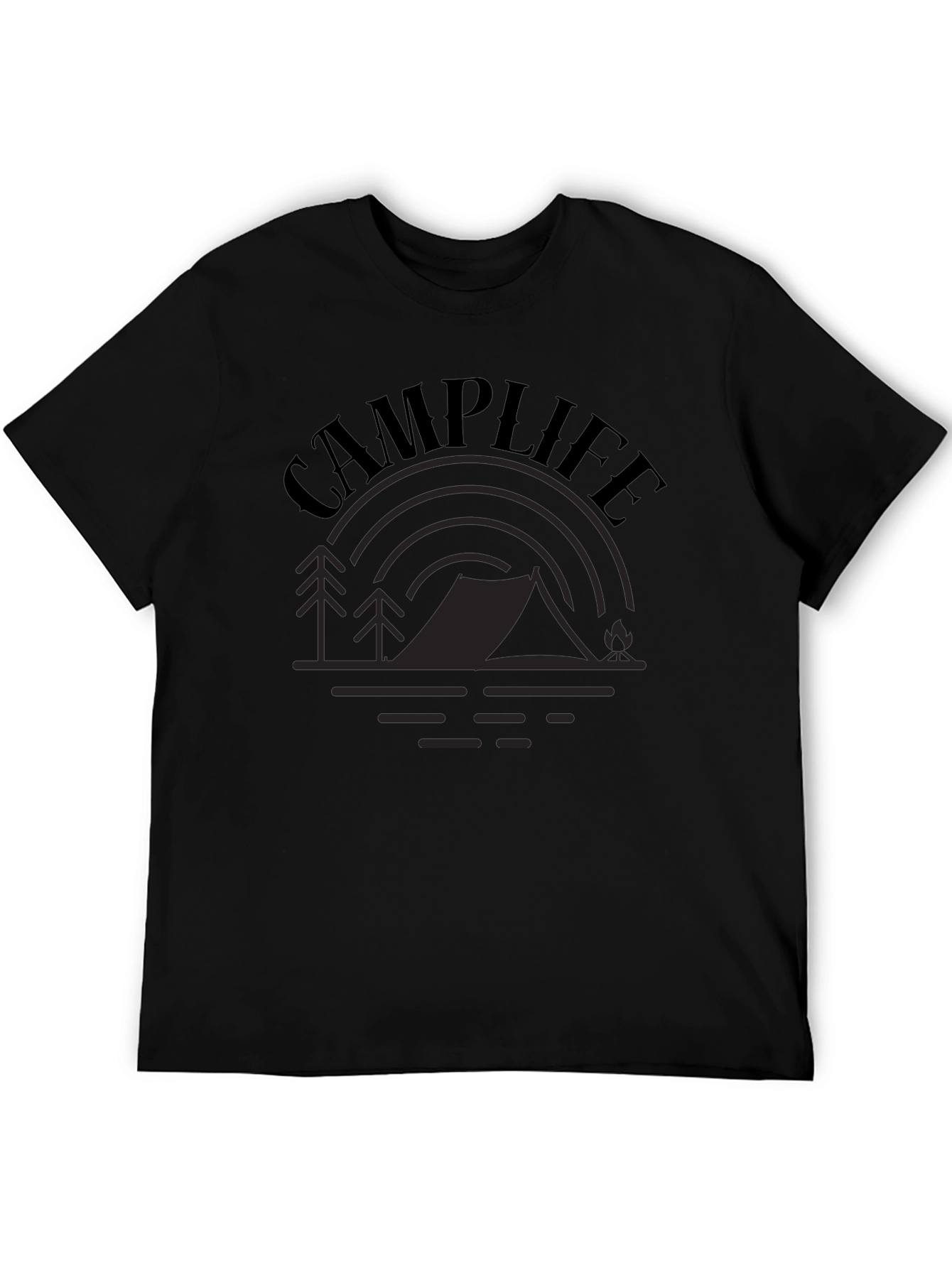 Camp Life Graphic Tee - Outdoor Adventure Shirt