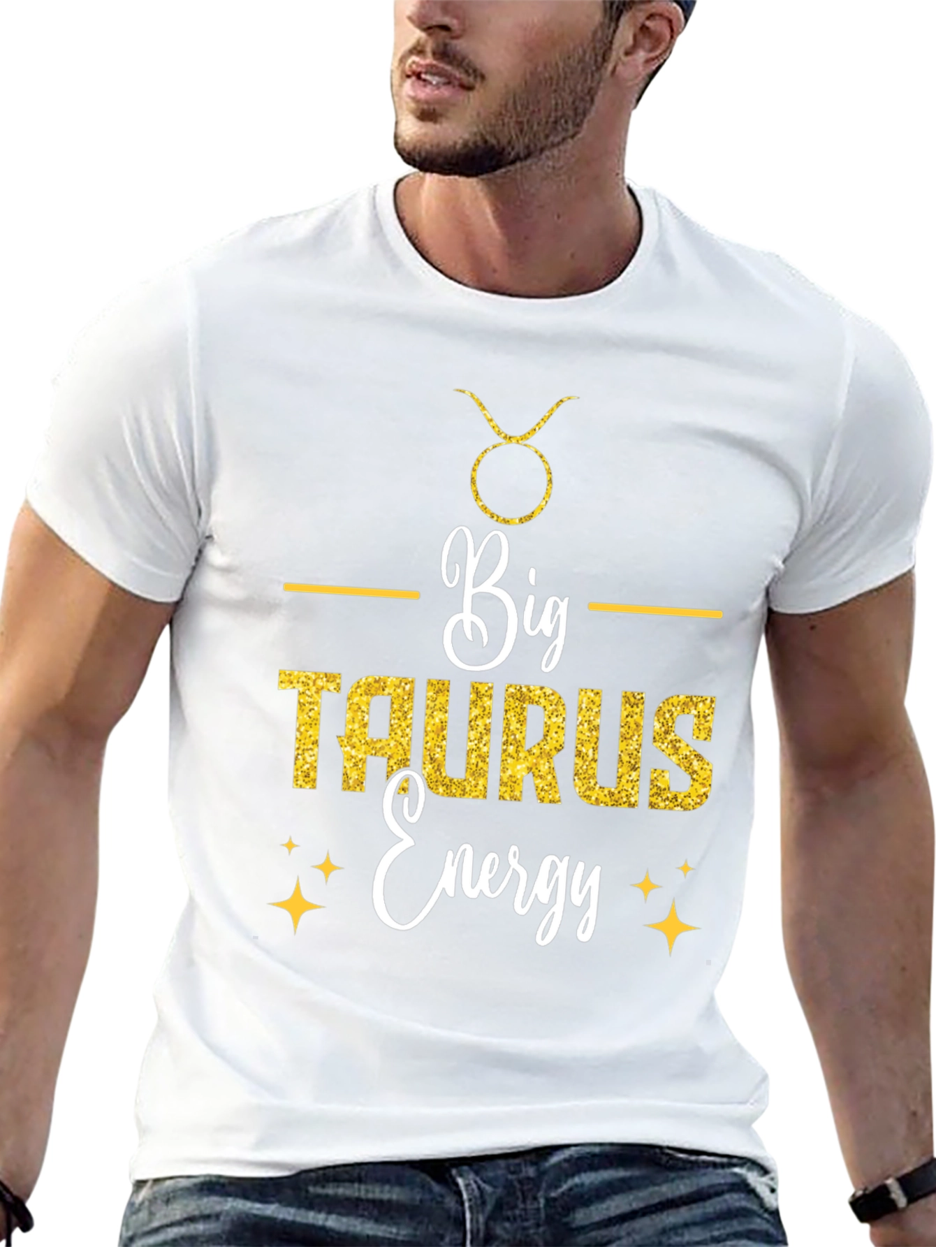 Big Taurus Energy Graphic Tee - Zodiac Sign Shirt