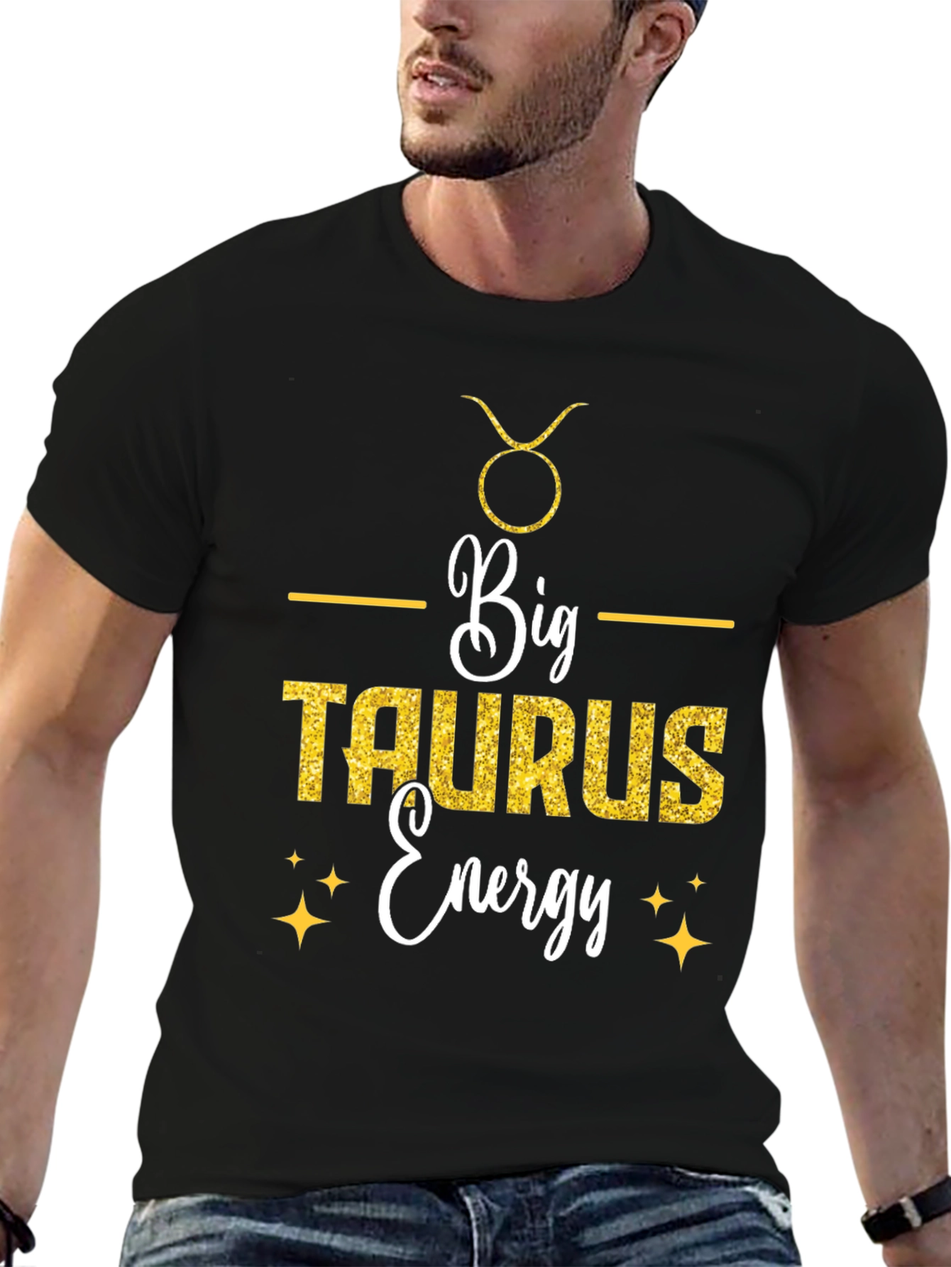 Big Taurus Energy Graphic Tee - Zodiac Sign Shirt