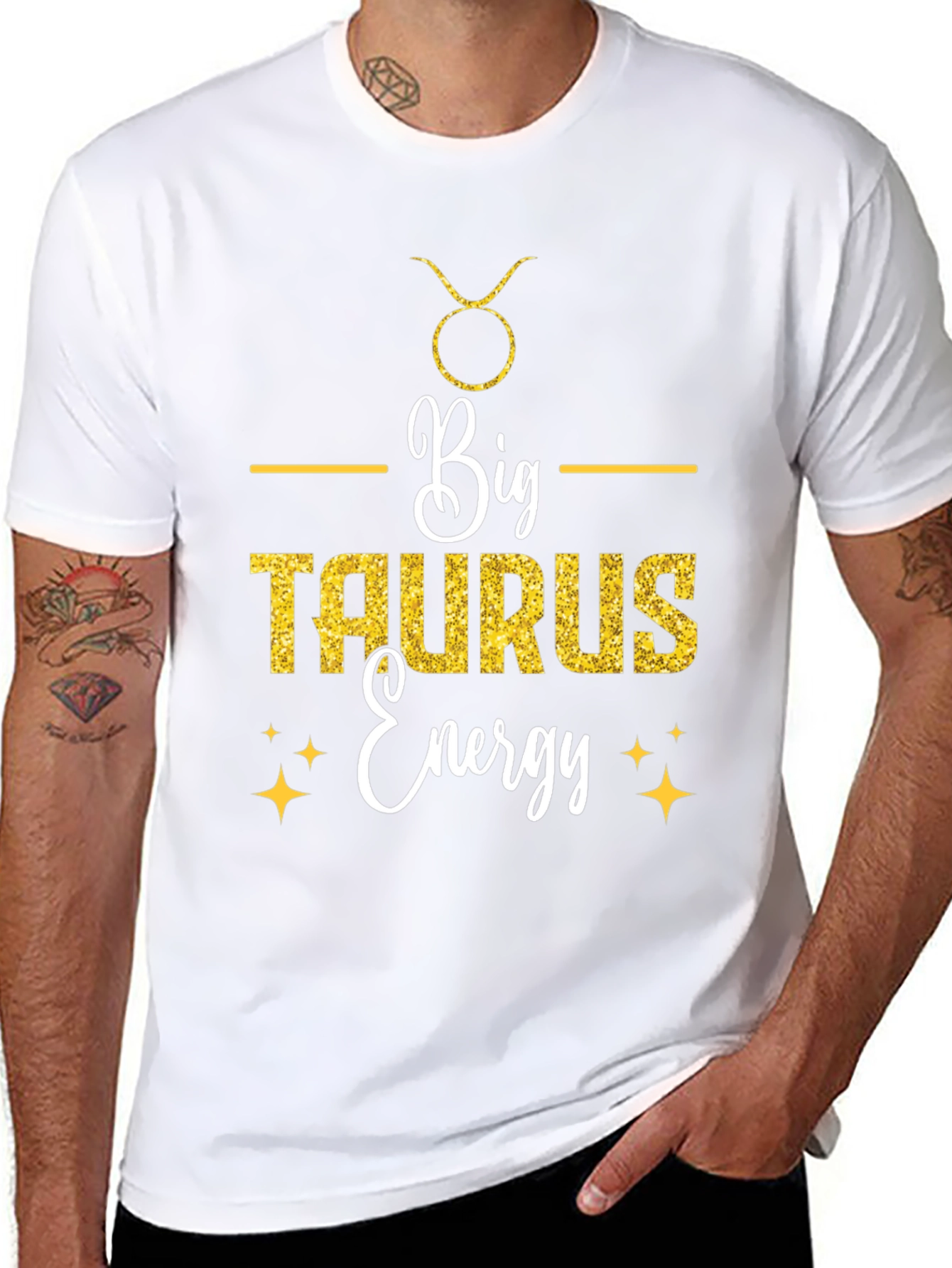 Big Taurus Energy Graphic Tee - Zodiac Sign Shirt
