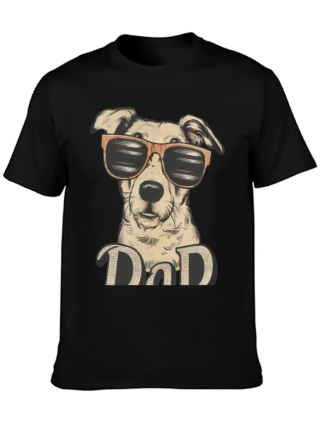 Cool Dog Dad Graphic T-Shirt