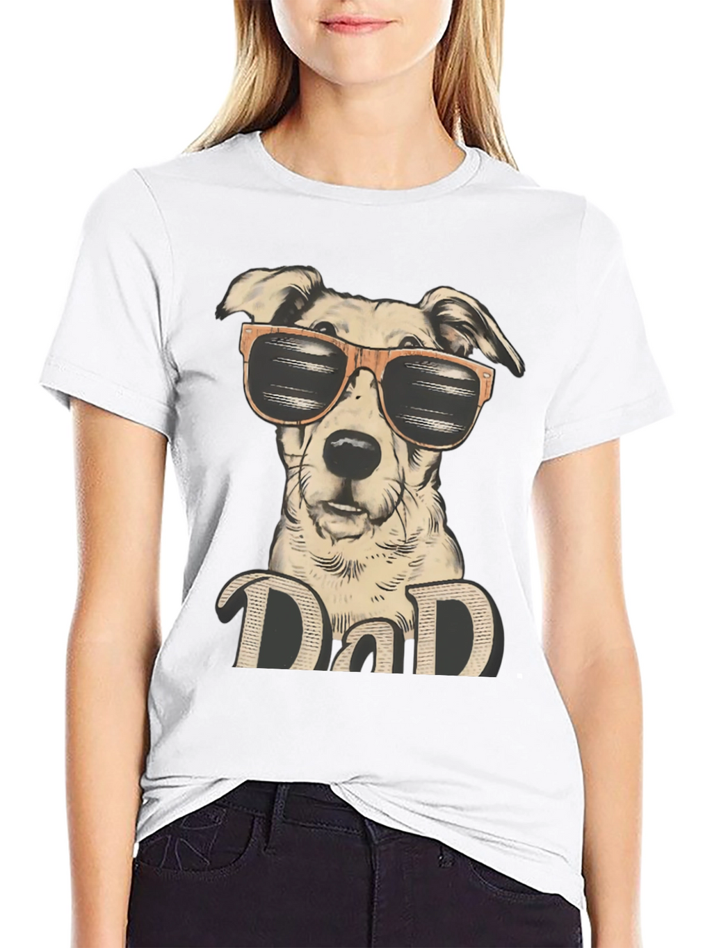 Cool Dog Dad Graphic T-Shirt